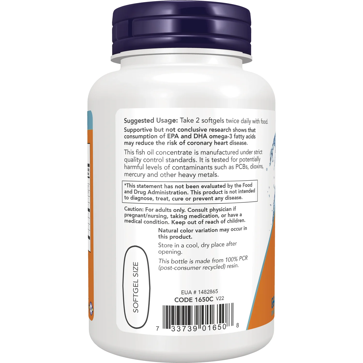 Molecularly Distilled Omega-3 Fish Oil - Image 3