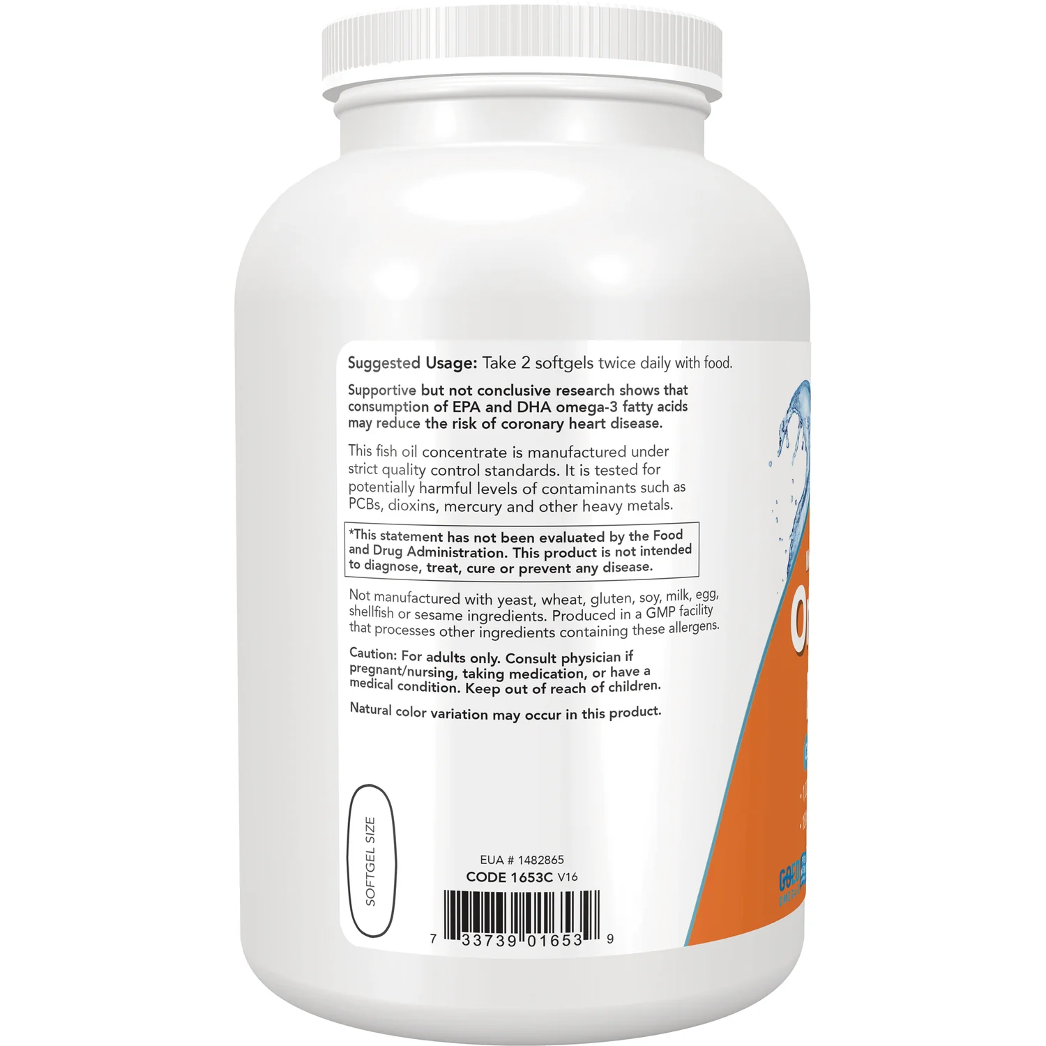 Molecularly Distilled Omega-3 Fish Oil - Image 3