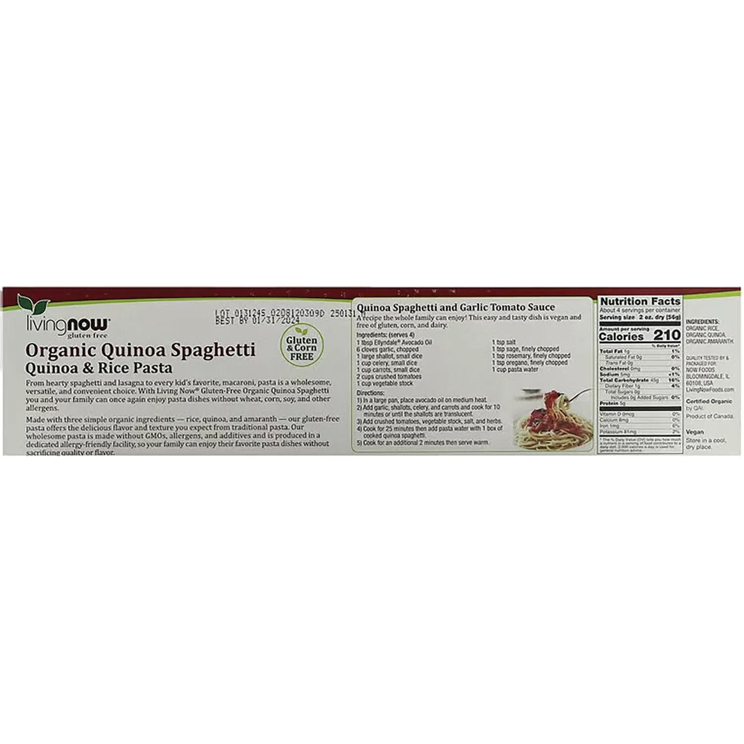 Organic Quinoa Spaghetti - Image 3