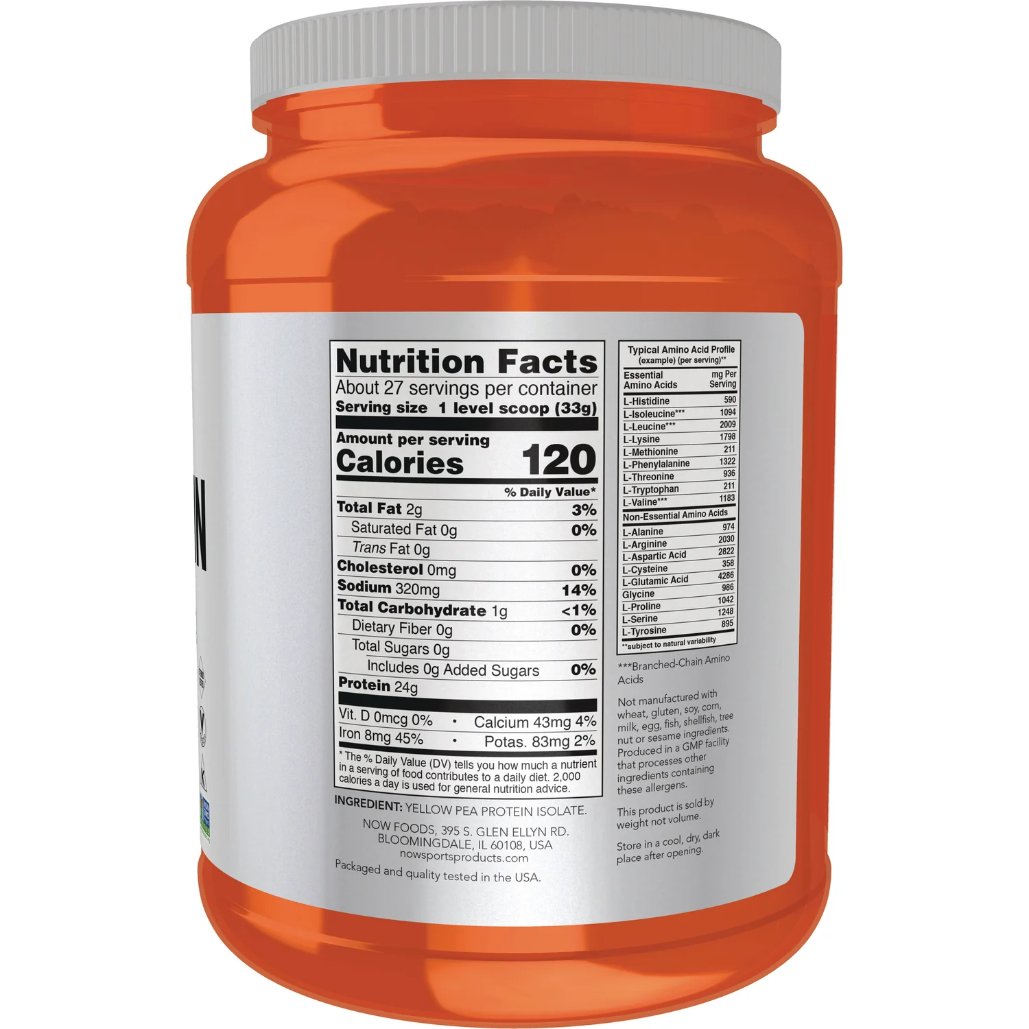 Pea Protein - Pure Unflavored - Image 2