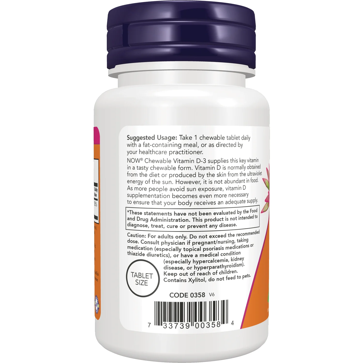 Chewable Vitamin D-3 - Mint - Image 3