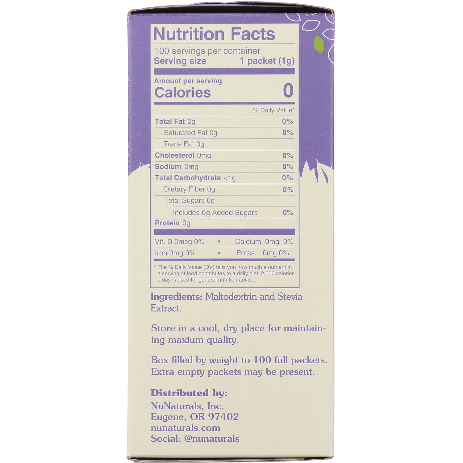 White Stevia Powder Blend - Image 2