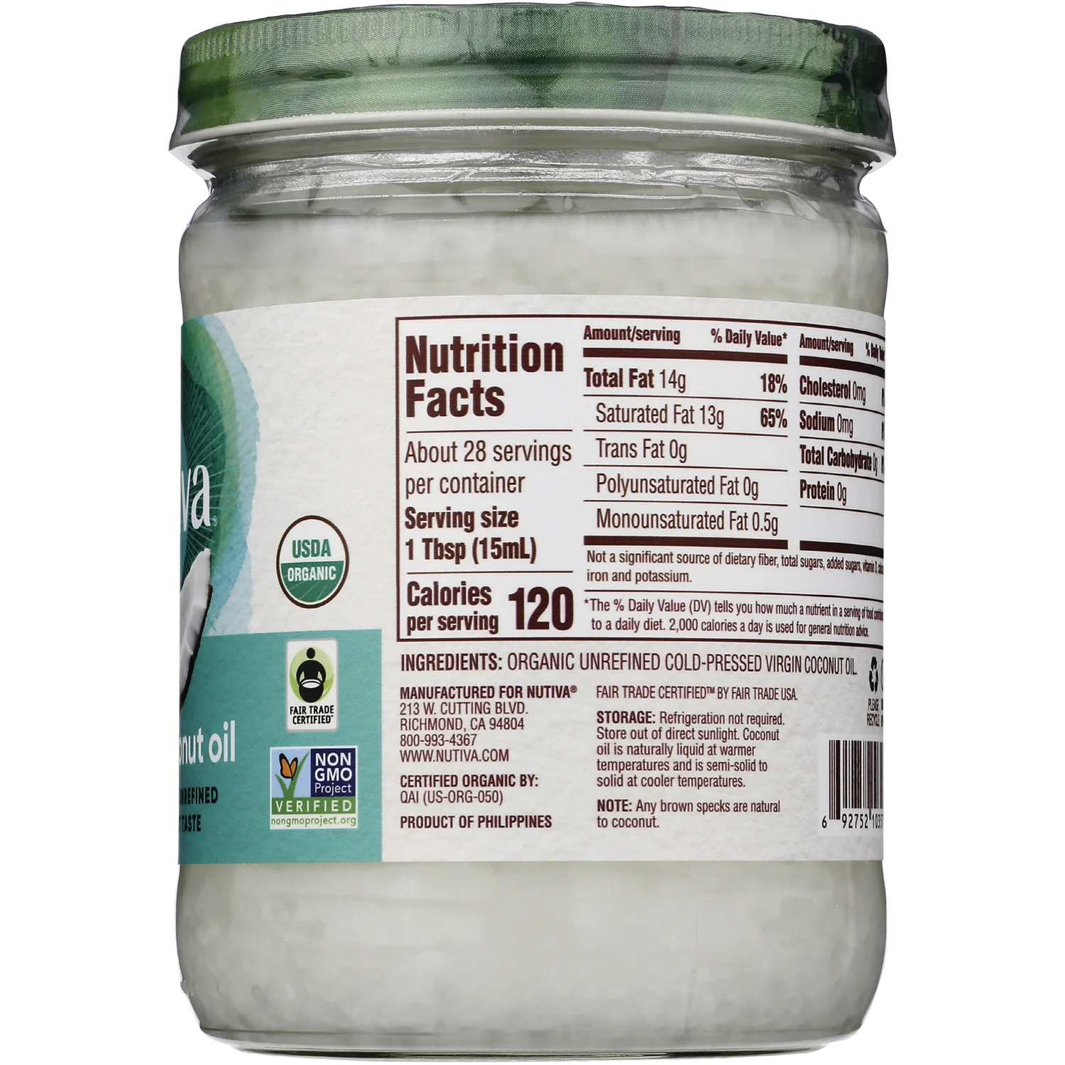Organic Virgin Coconut Oil - Image 2