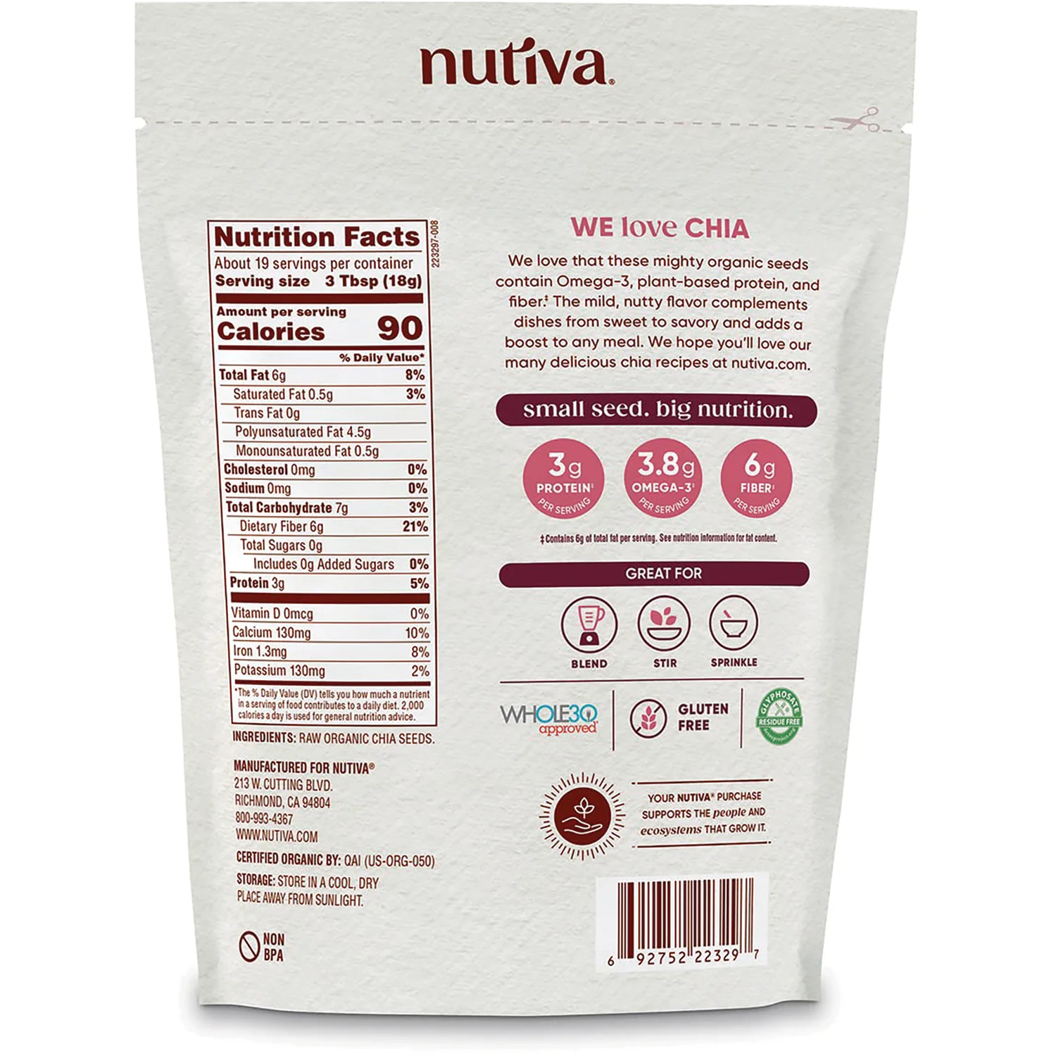 Organic Ground Chia Seed - Image 2