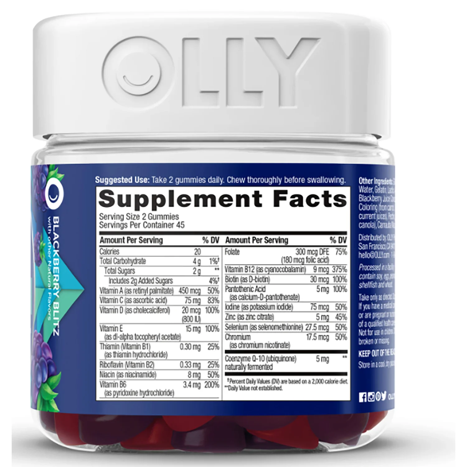 The Perfect Men's Multi Gummies - Blackberry Blitz - Image 2