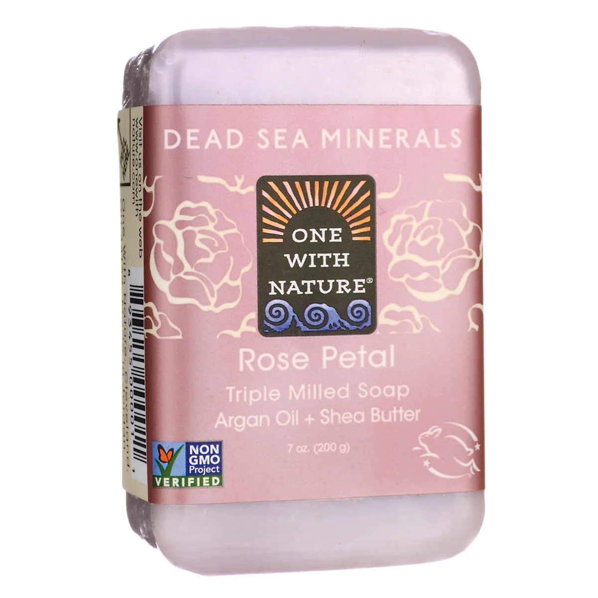Dead Sea Minerals Triple Milled Bar Soap - Rose Petal