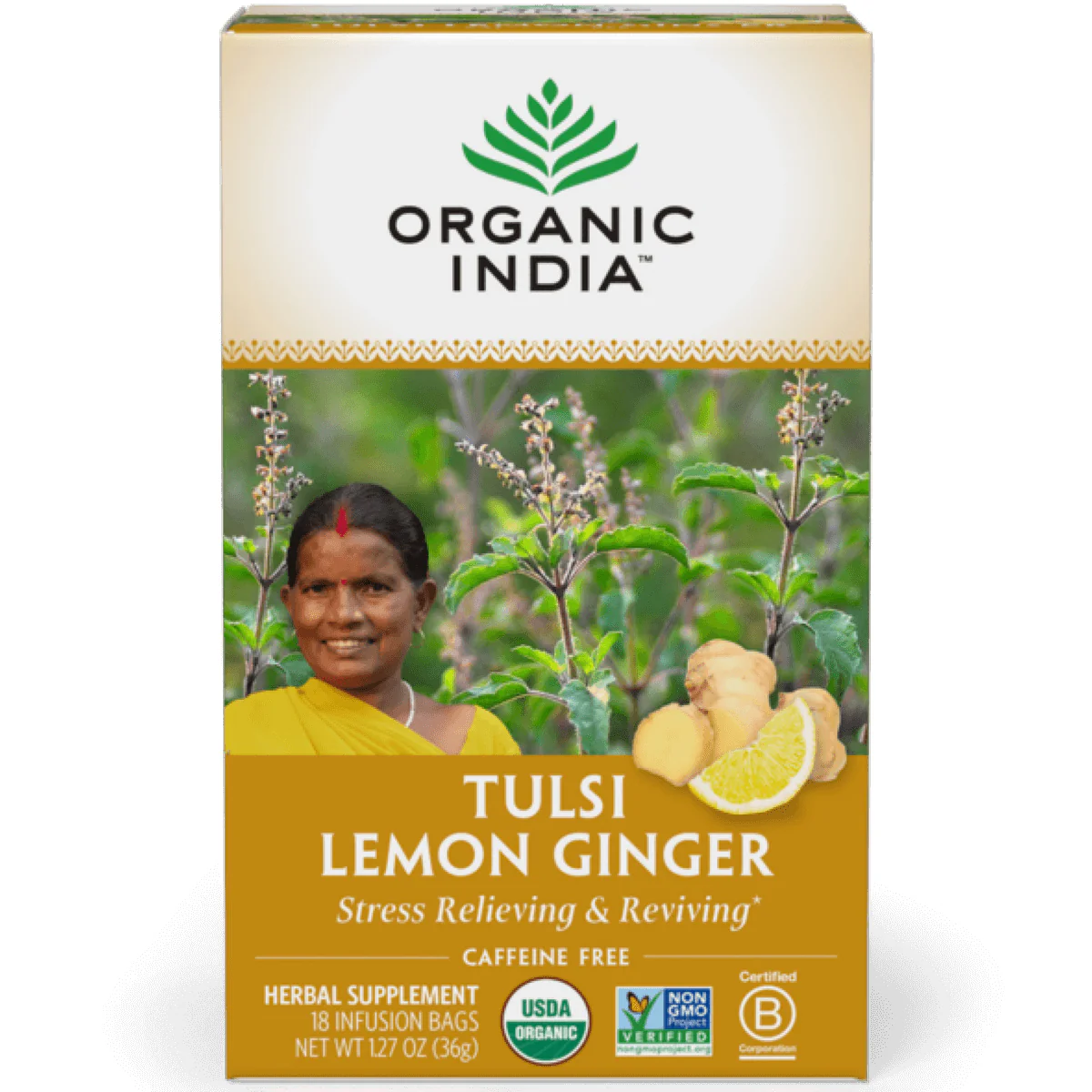 Tulsi Lemon Ginger Tea