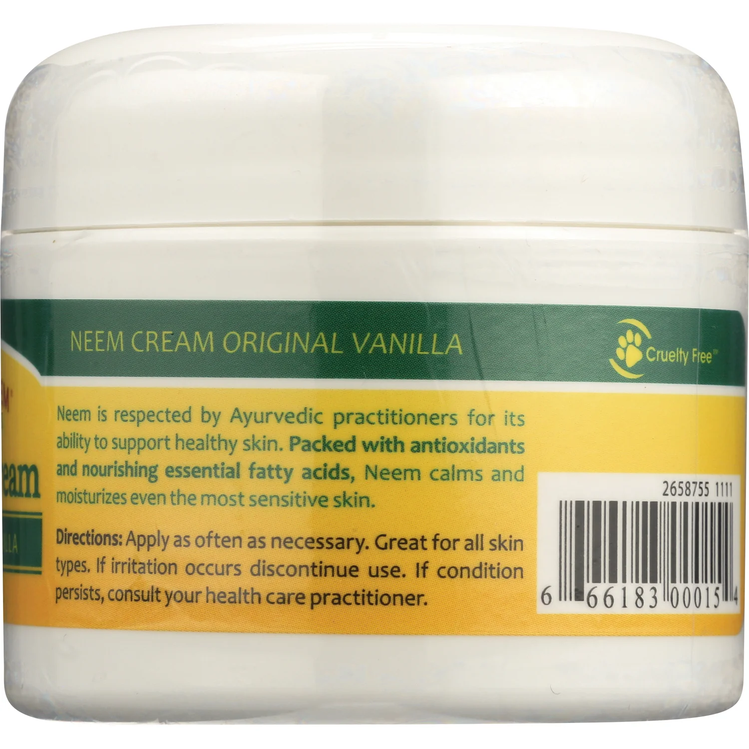 TheraNeem Naturals Neem Cream - Organic Vanilla - Image 3