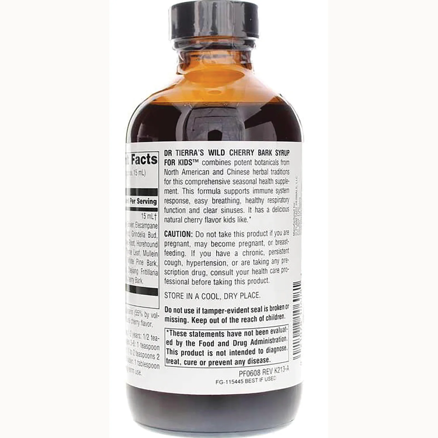 Dr. Tierra's Wild Cherry Bark Syrup - Image 3