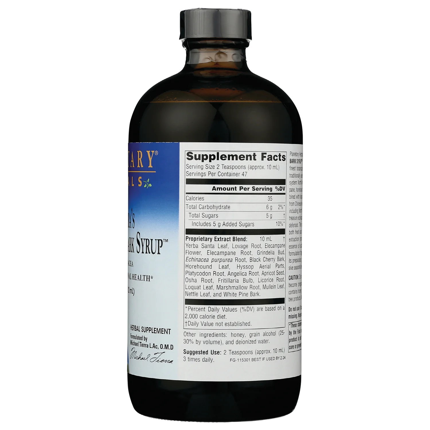 Dr. Tierra's Wild Cherry Bark Syrup - Image 2