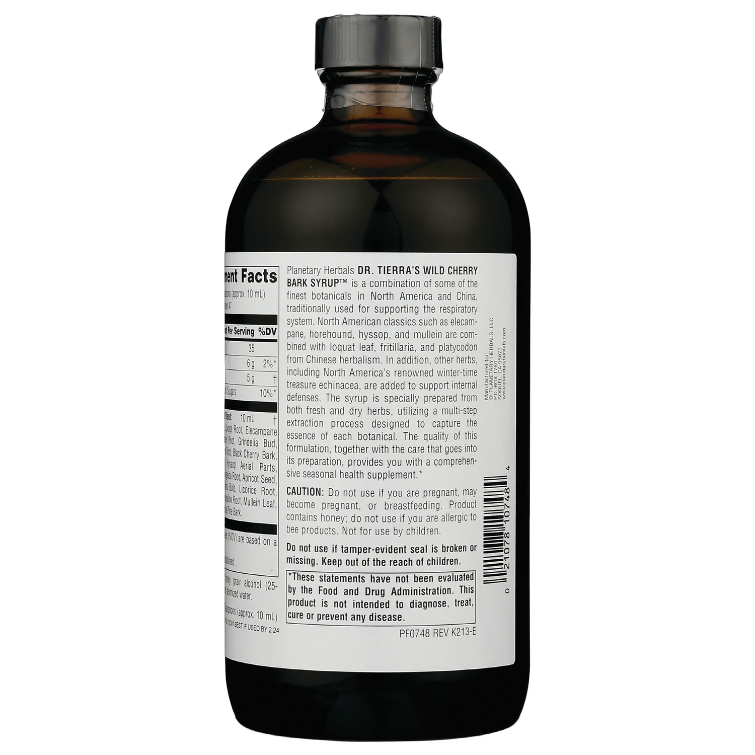 Dr. Tierra's Wild Cherry Bark Syrup - Image 3