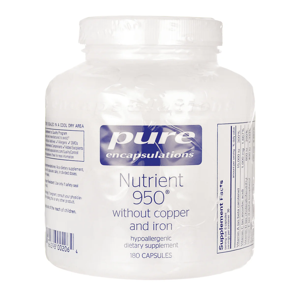 Nutrient 950 without Copper & Iron