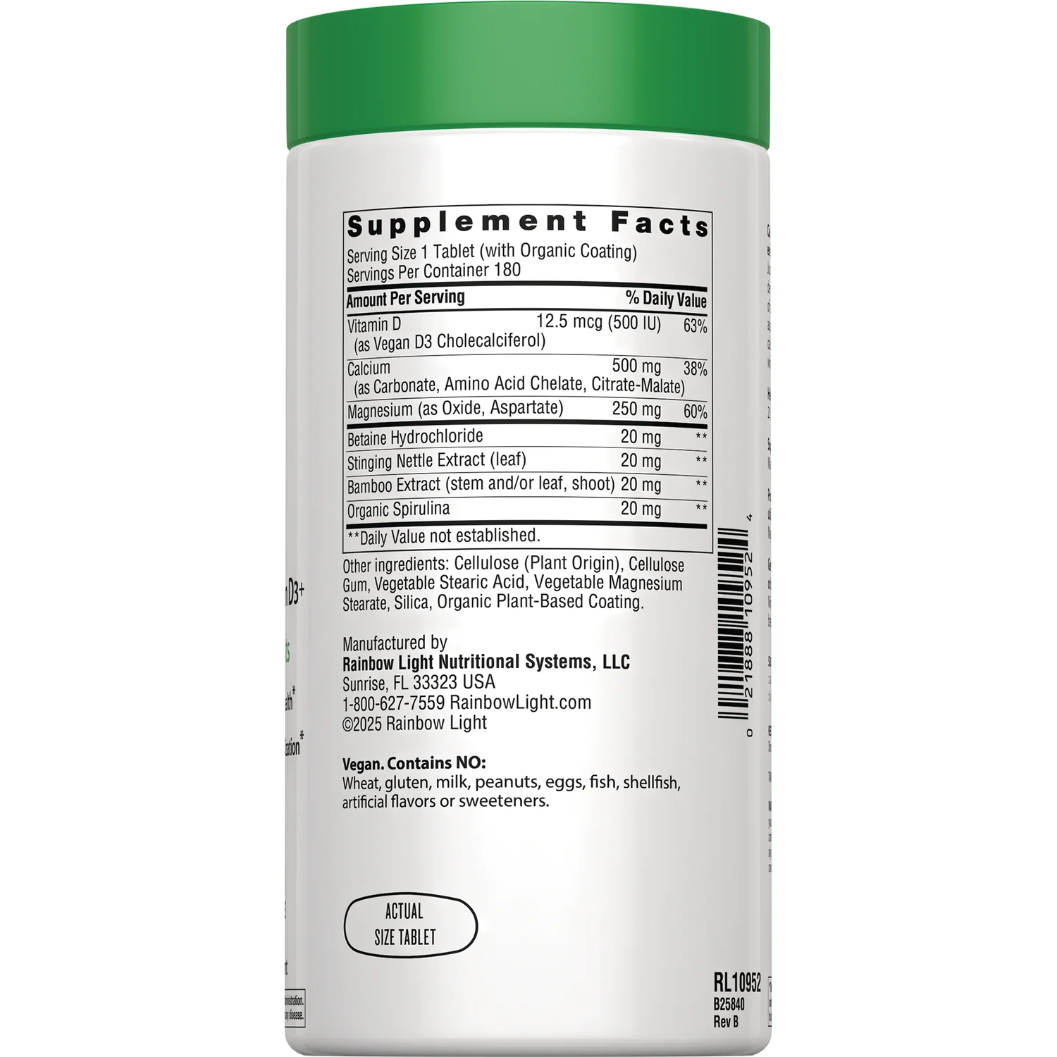 Calcium with Magnesium & Vegan D3+ - Image 2
