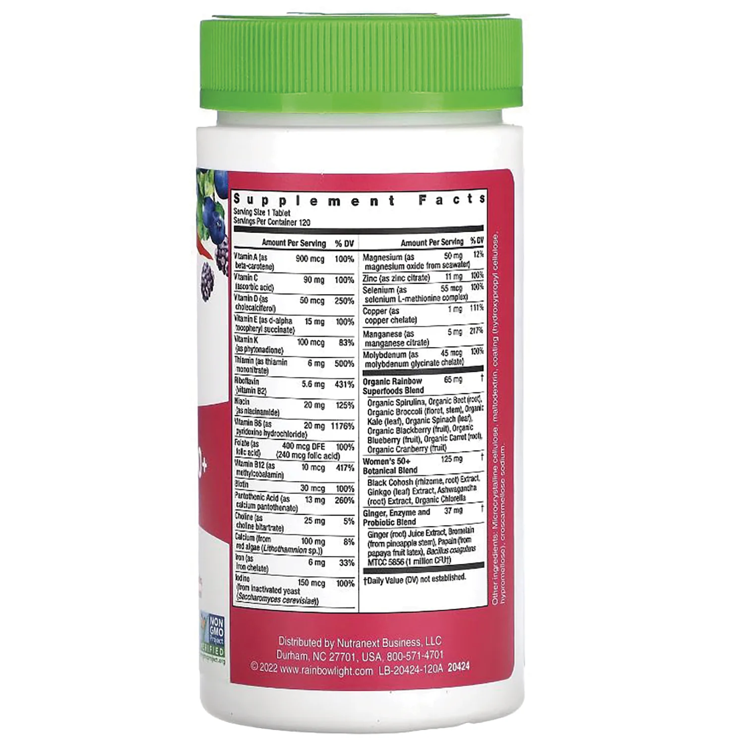 High Potency Women's One 50+ Daily Multivitamin - Image 2