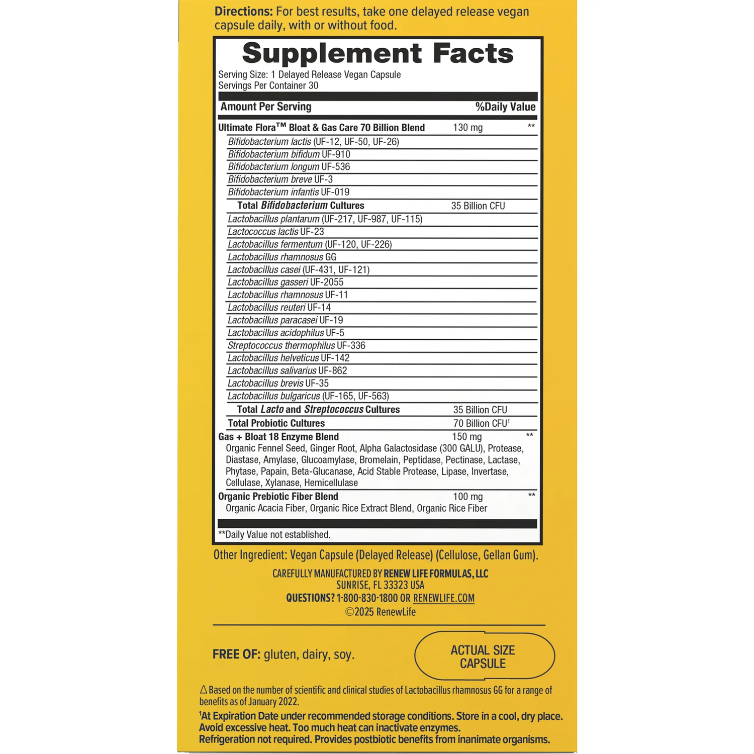 Bloat & Gas Care Ultimate Flora Probiotic - Image 2