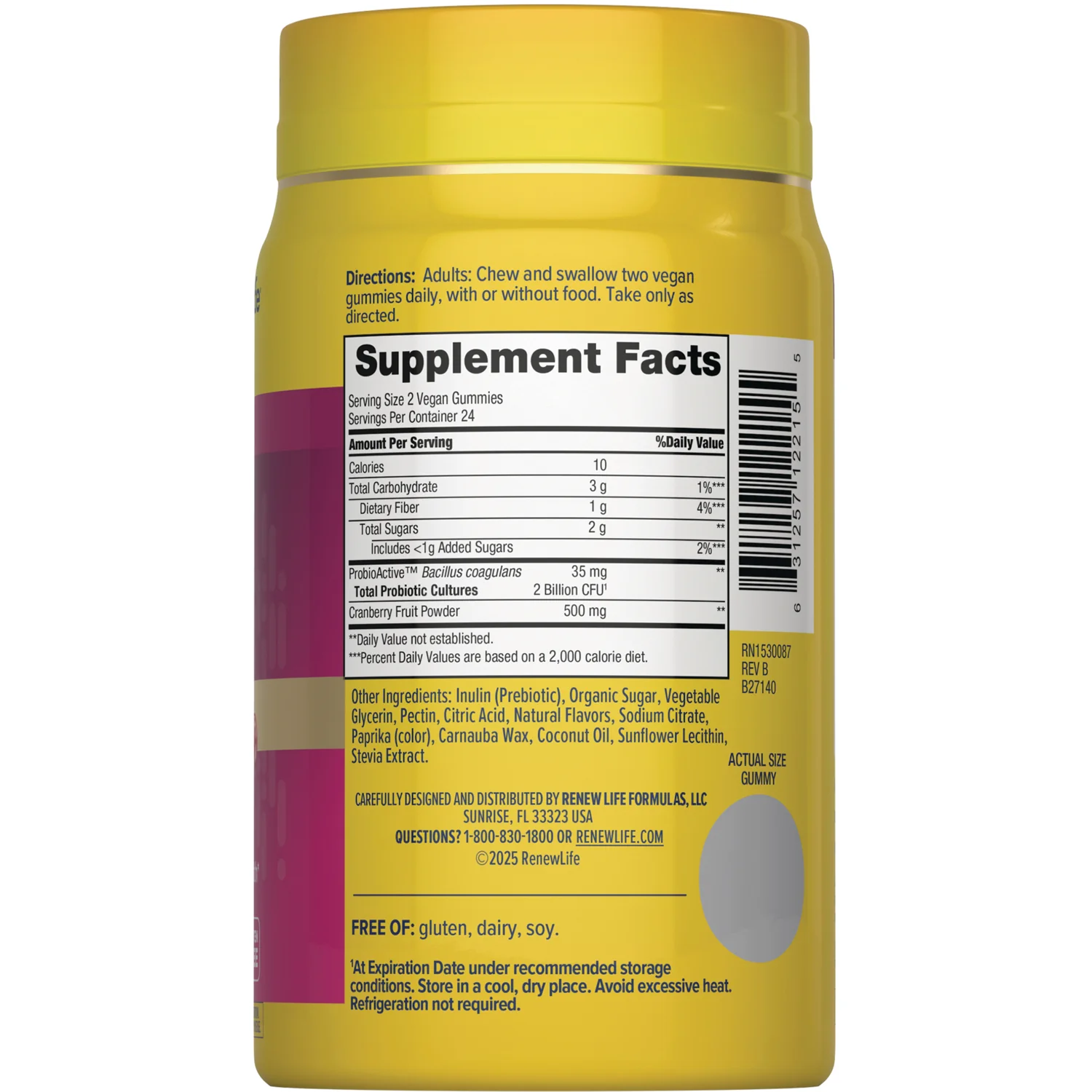Women's Care Ultimate Flora Probiotic - Delicious Cranberry - Image 2