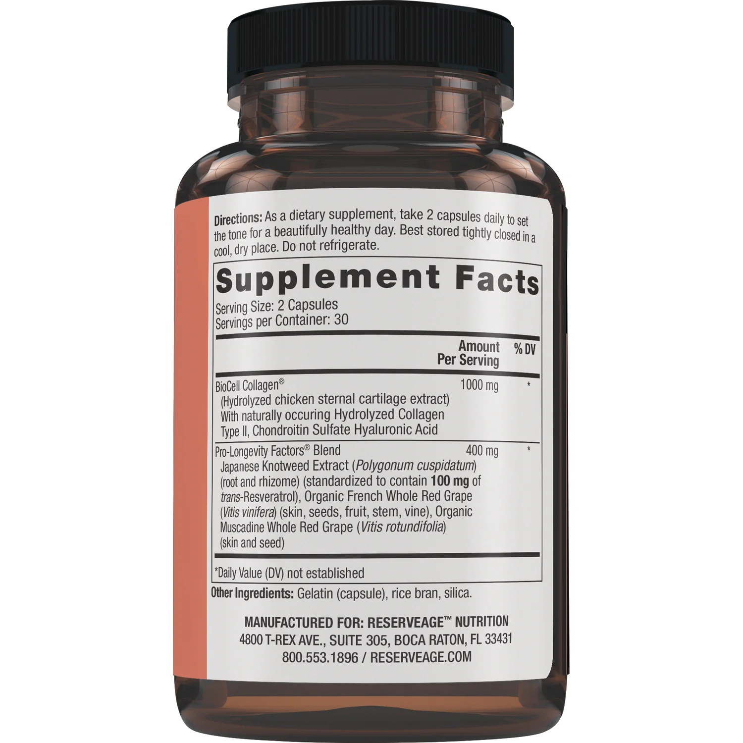 Collagen Booster with Hyaluronic Acid and Resveratrol - Image 2
