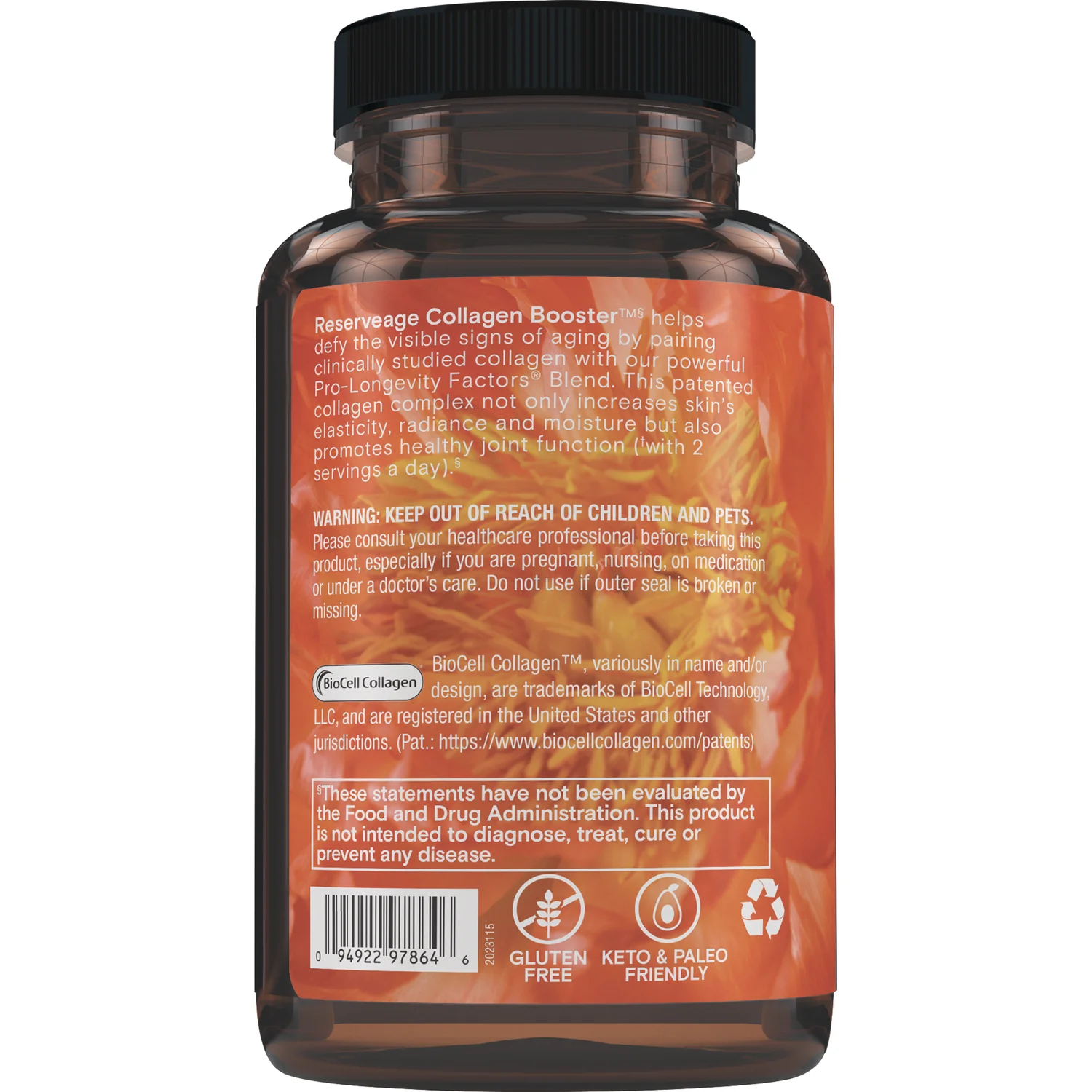 Collagen Booster with Hyaluronic Acid and Resveratrol - Image 3