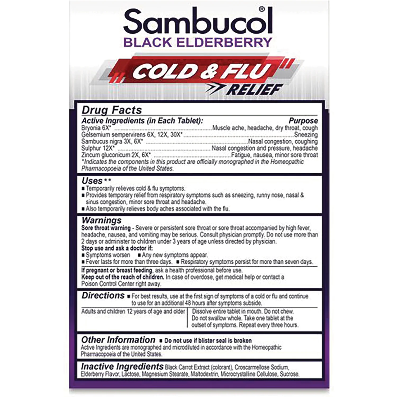 Black Elderberry Cold And Flu Relief - Image 2