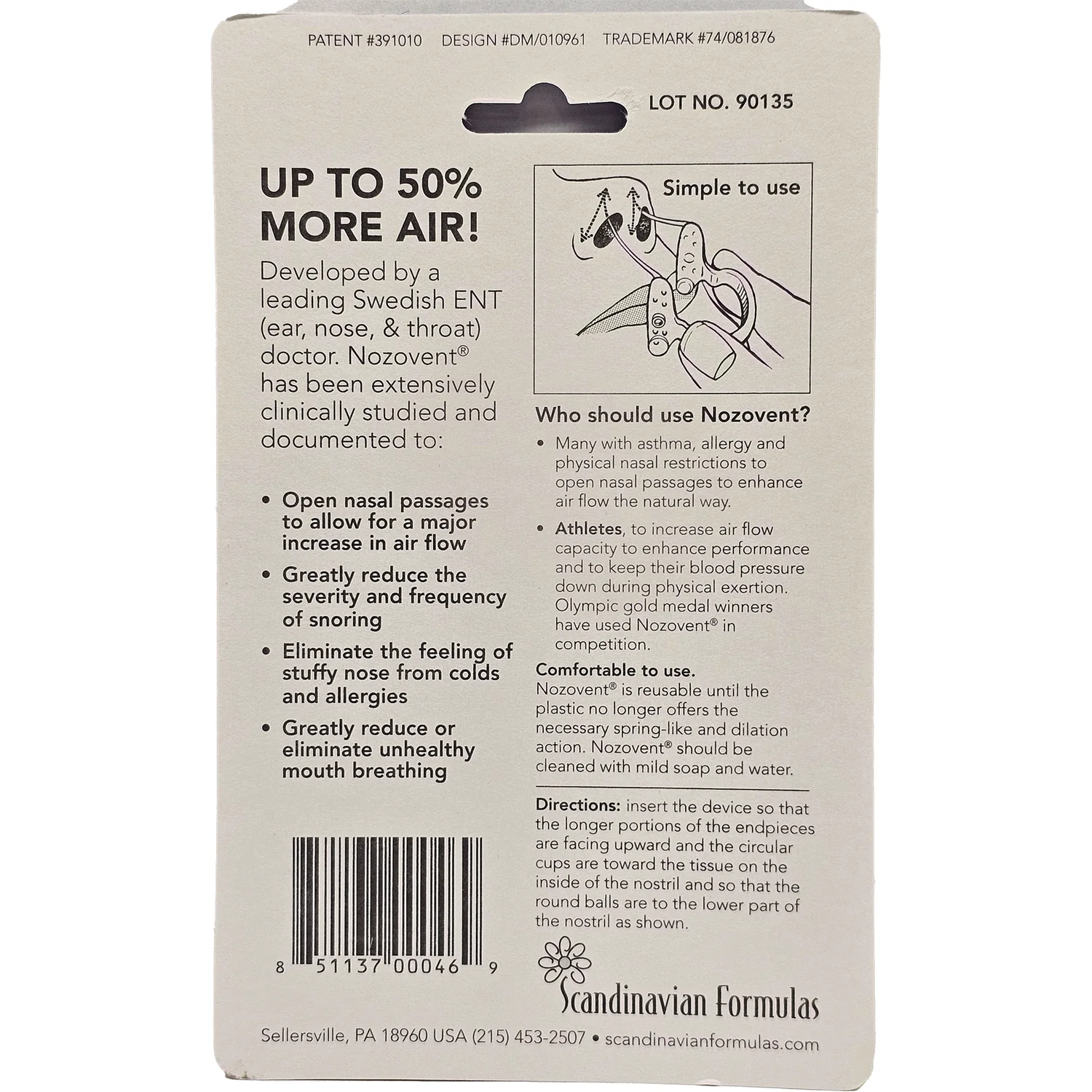 Nozovent Anti-Snoring Device - Image 2