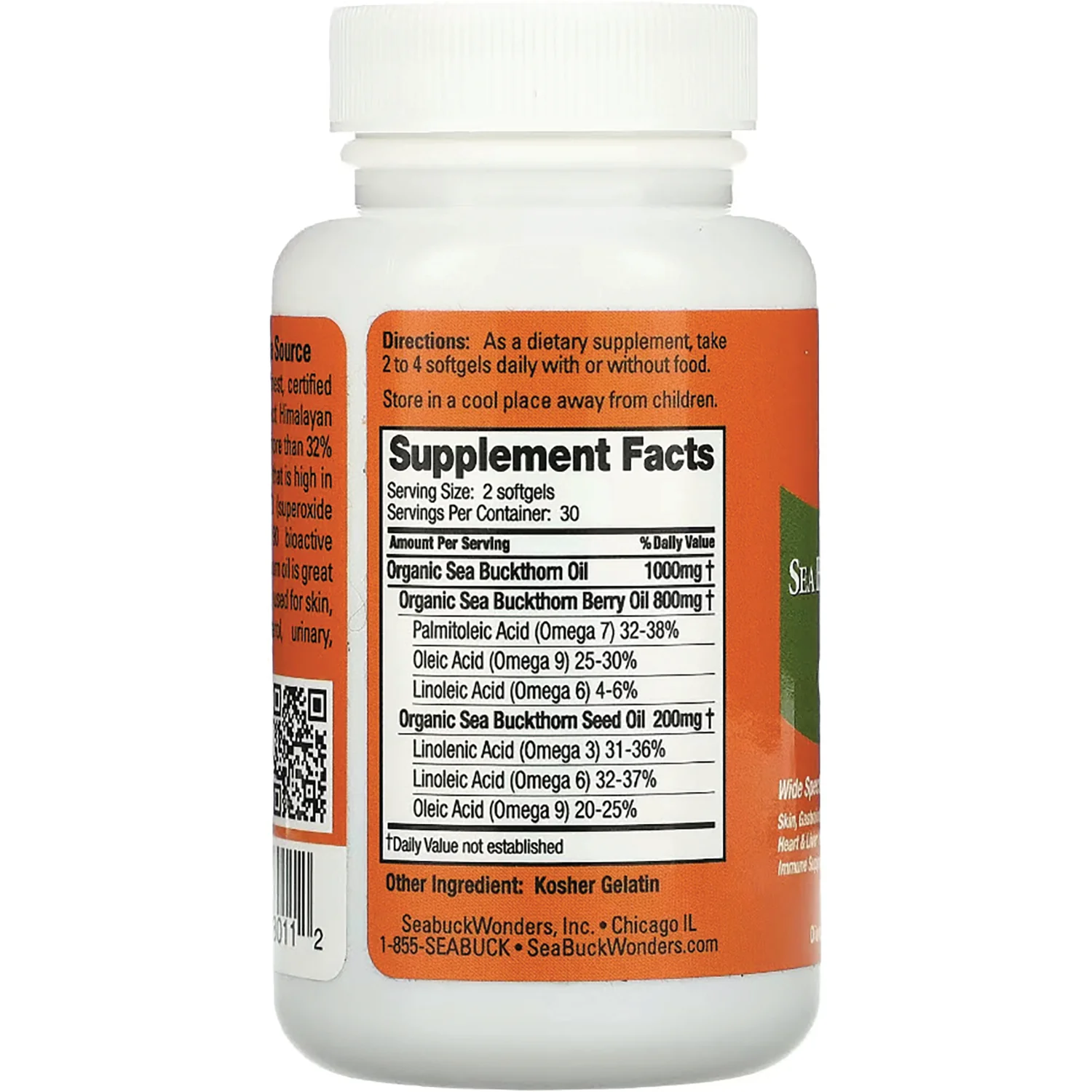 Sea Buckthorn Oil Blend Omega-7 Complete - Image 2