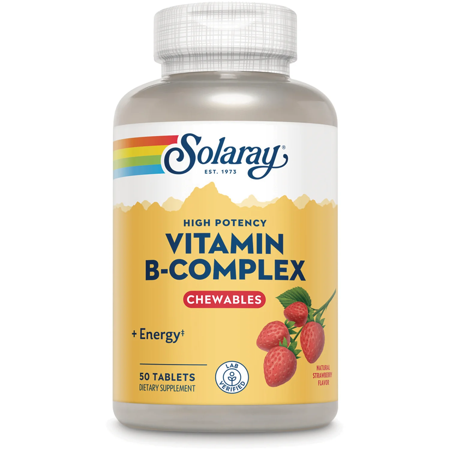 High Potency Vitamin B-Complex Chewables - Strawberry