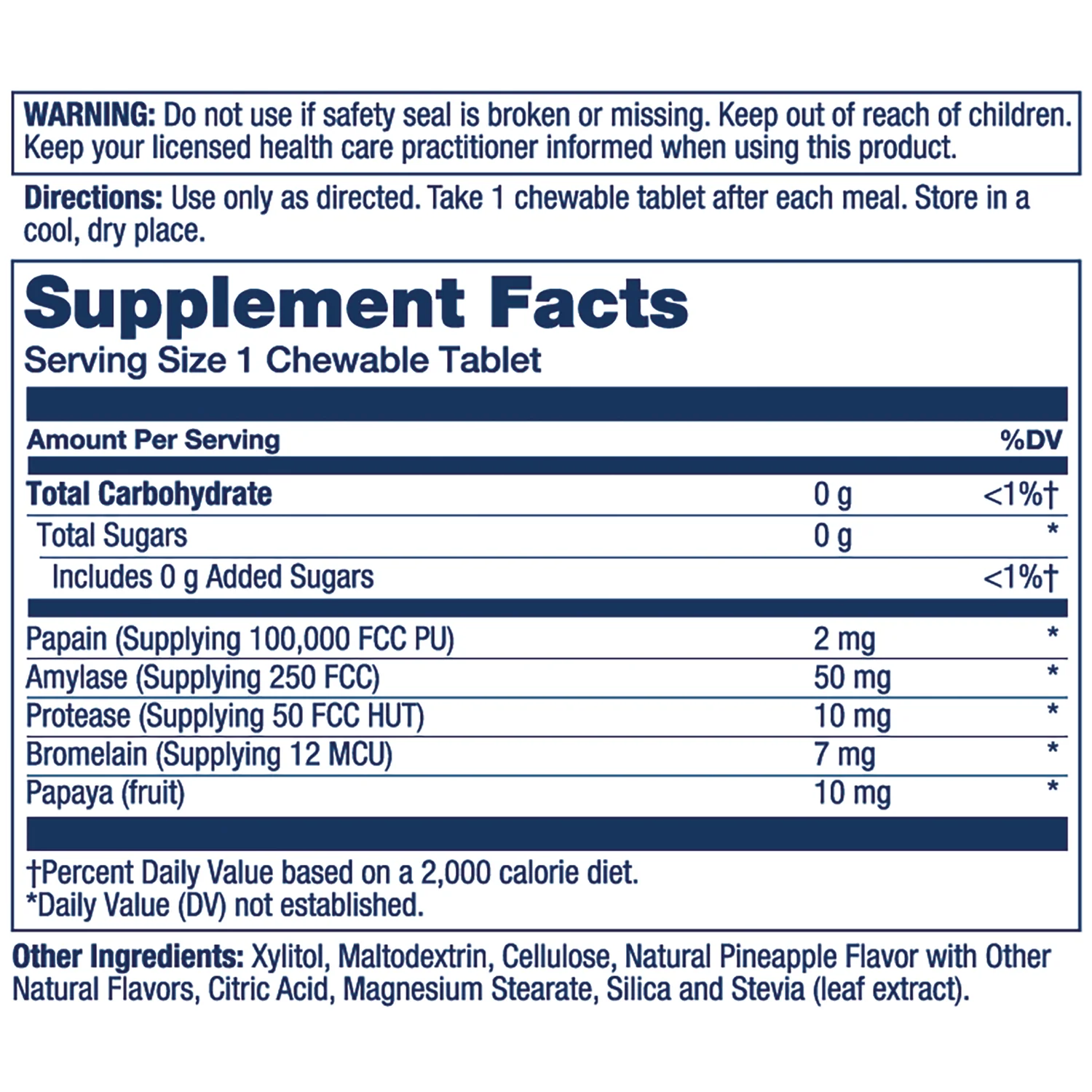 Papaya Enzyme Chewables - Pineapple - Image 2