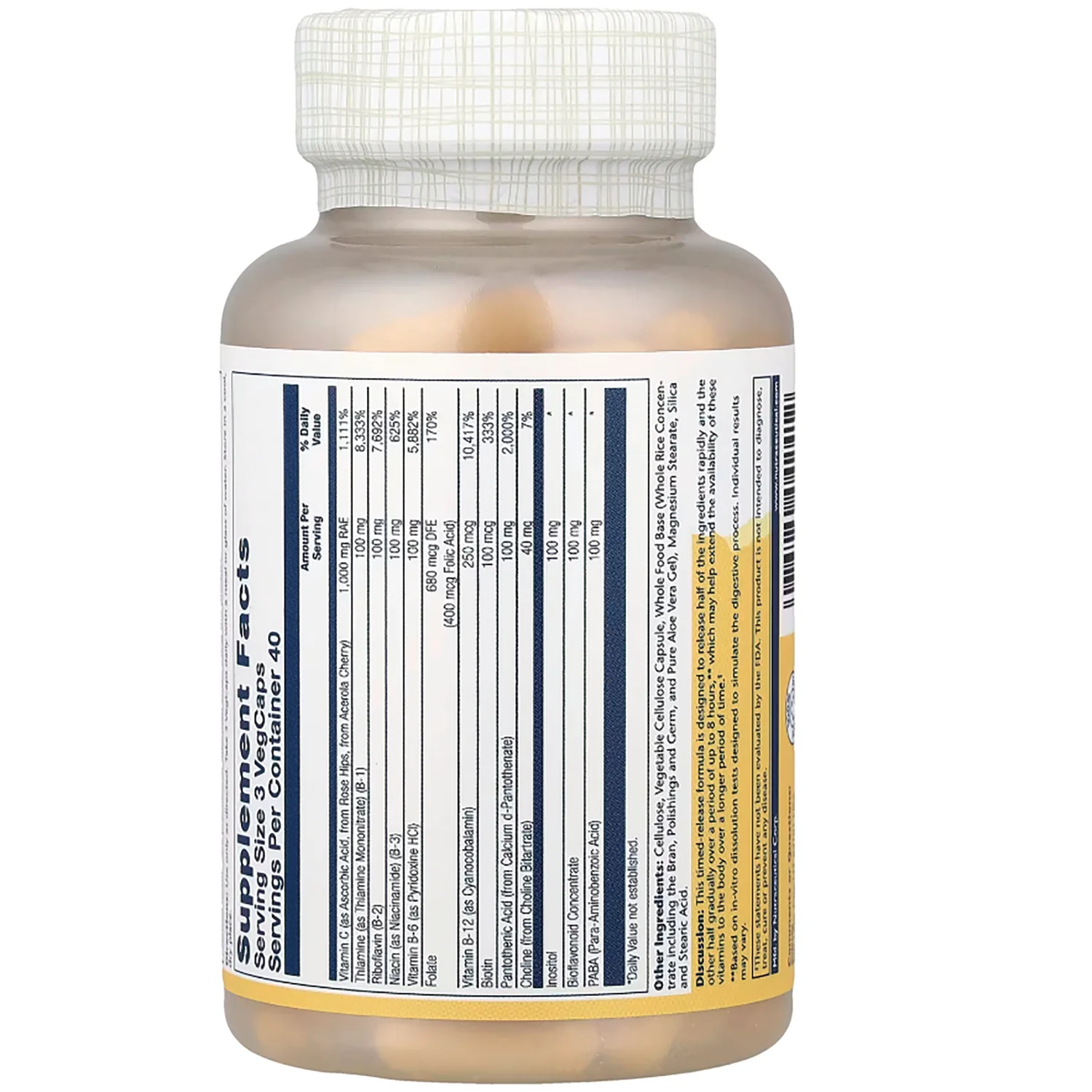 Time Release Mega Vitamin B-Stress - Image 3