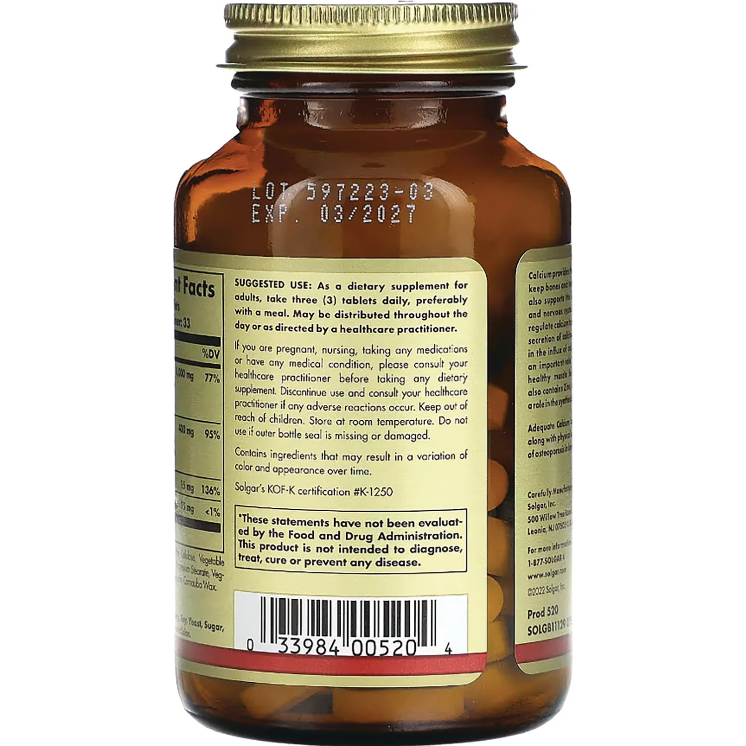 Calcium Magnesium Plus Zinc - Image 3