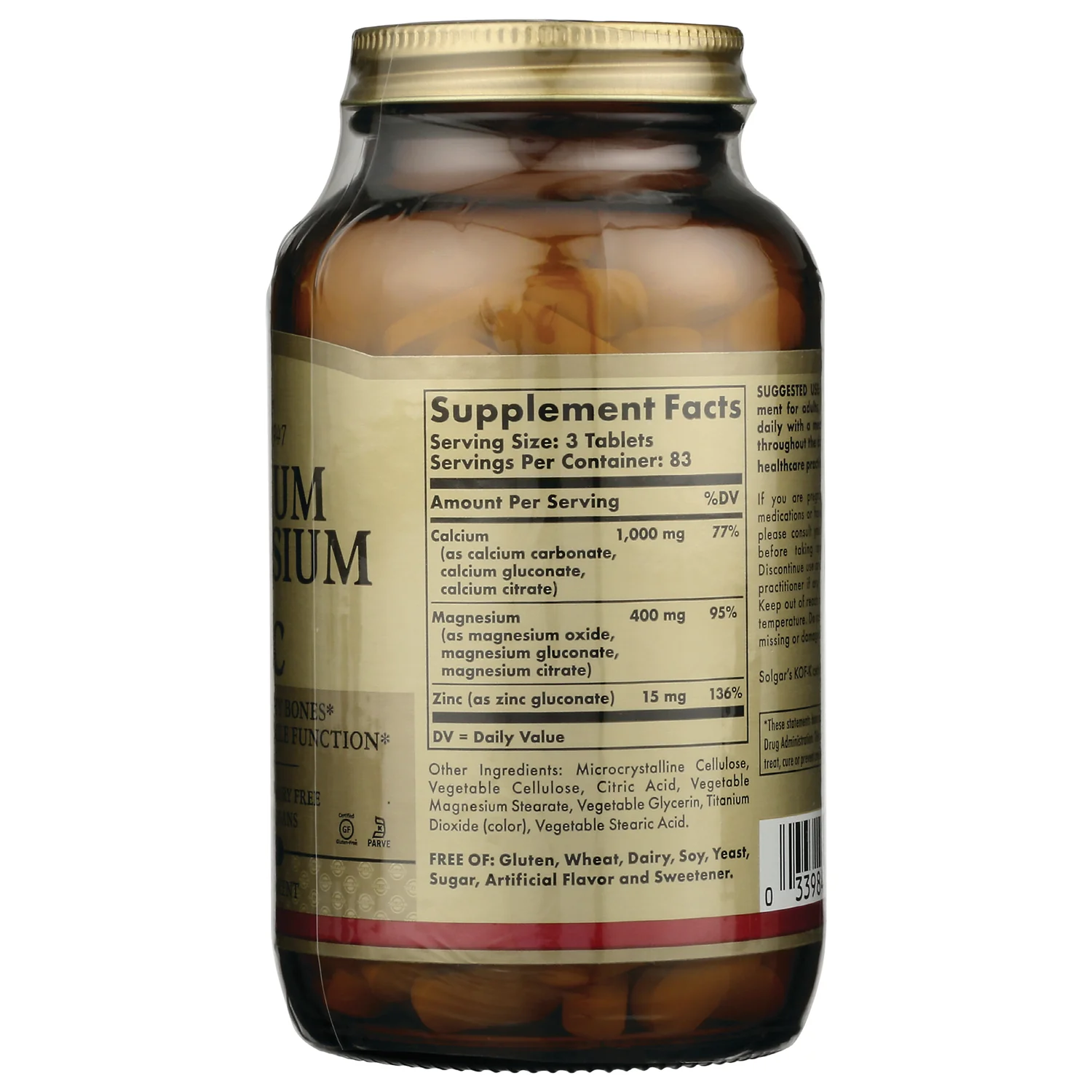 Calcium Magnesium Plus Zinc - Image 2