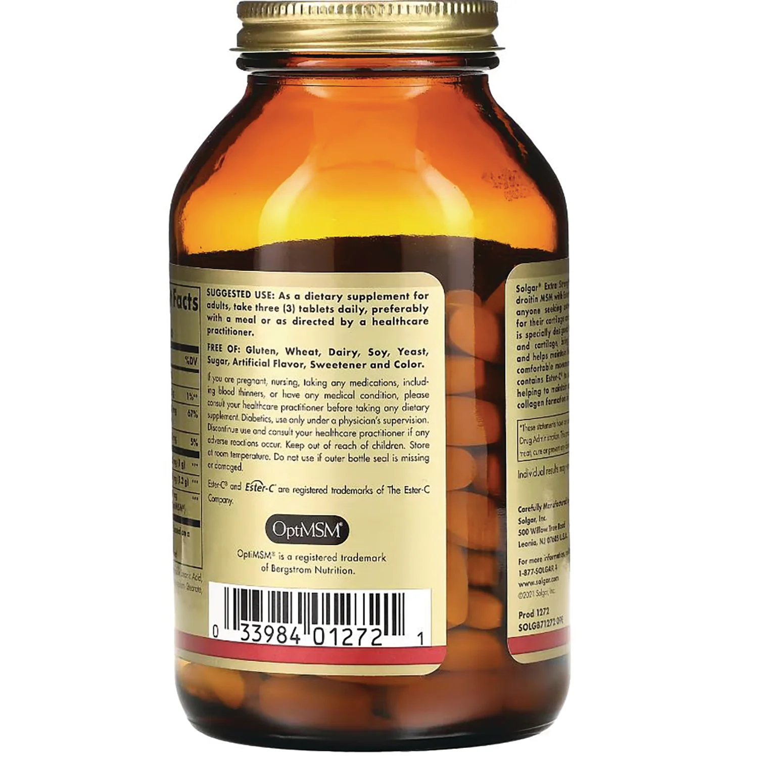 Extra Strength Glucosamine Chondroitin MSM with Ester-C - Image 3