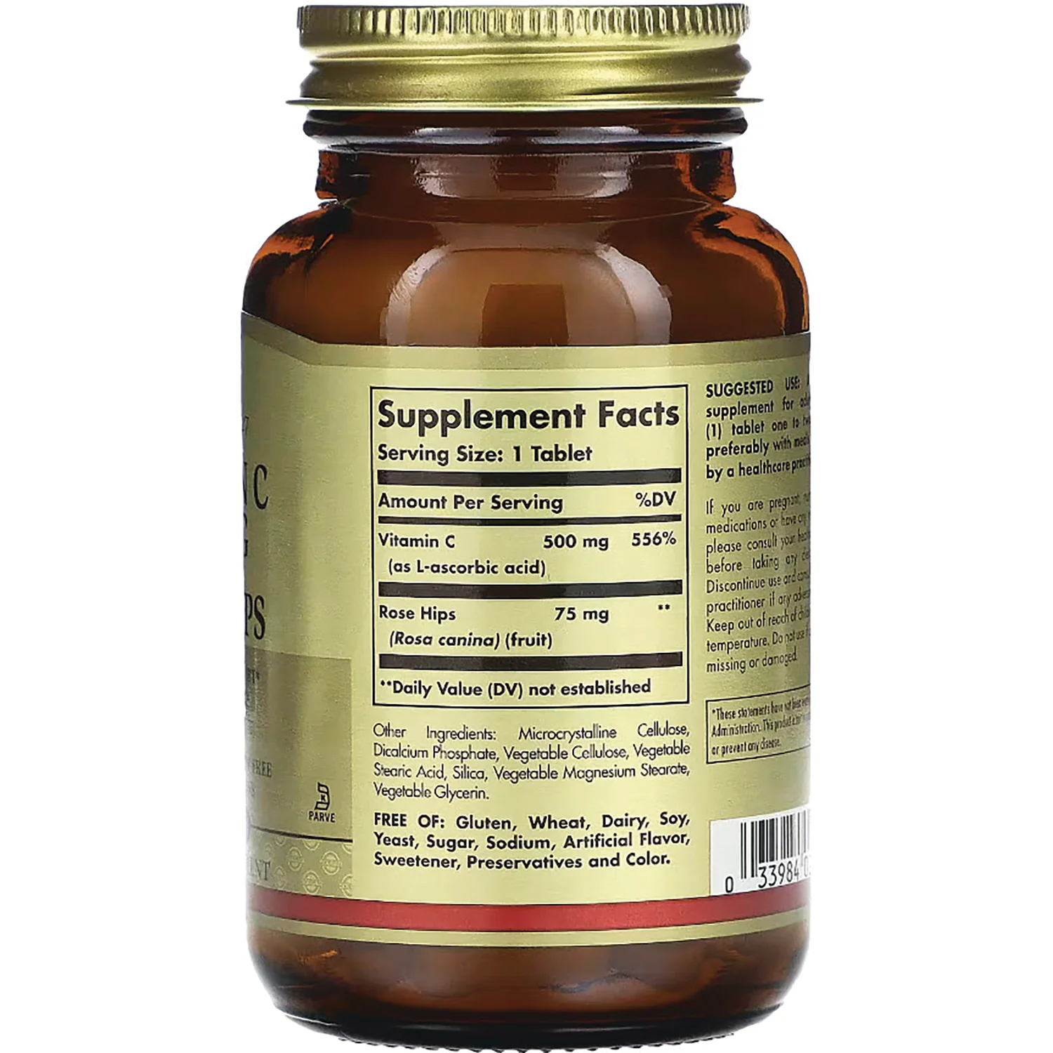 Vitamin C 500 mg with Rose Hips - Image 2