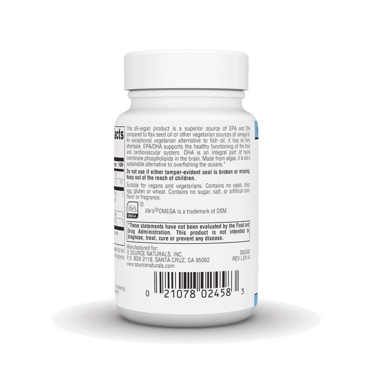 Vegan Omega-3s Non-Fish EPA-DHA - Image 3
