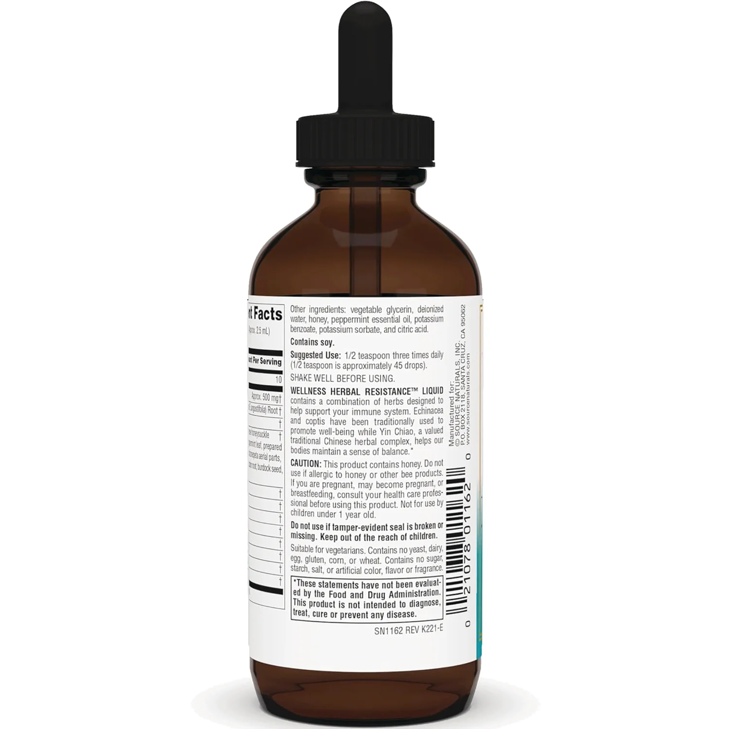 Wellness Herbal Resistance Liquid - Alcohol Free Formula - Image 3