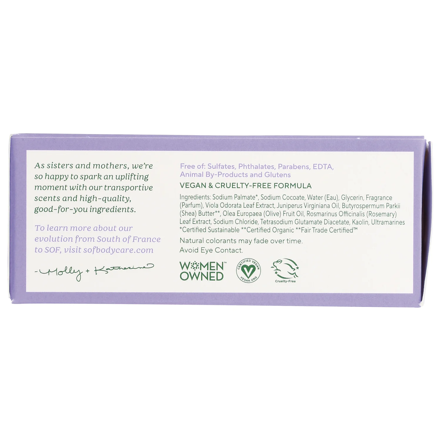 Triple Milled Soap - Fresh Violet - Image 2