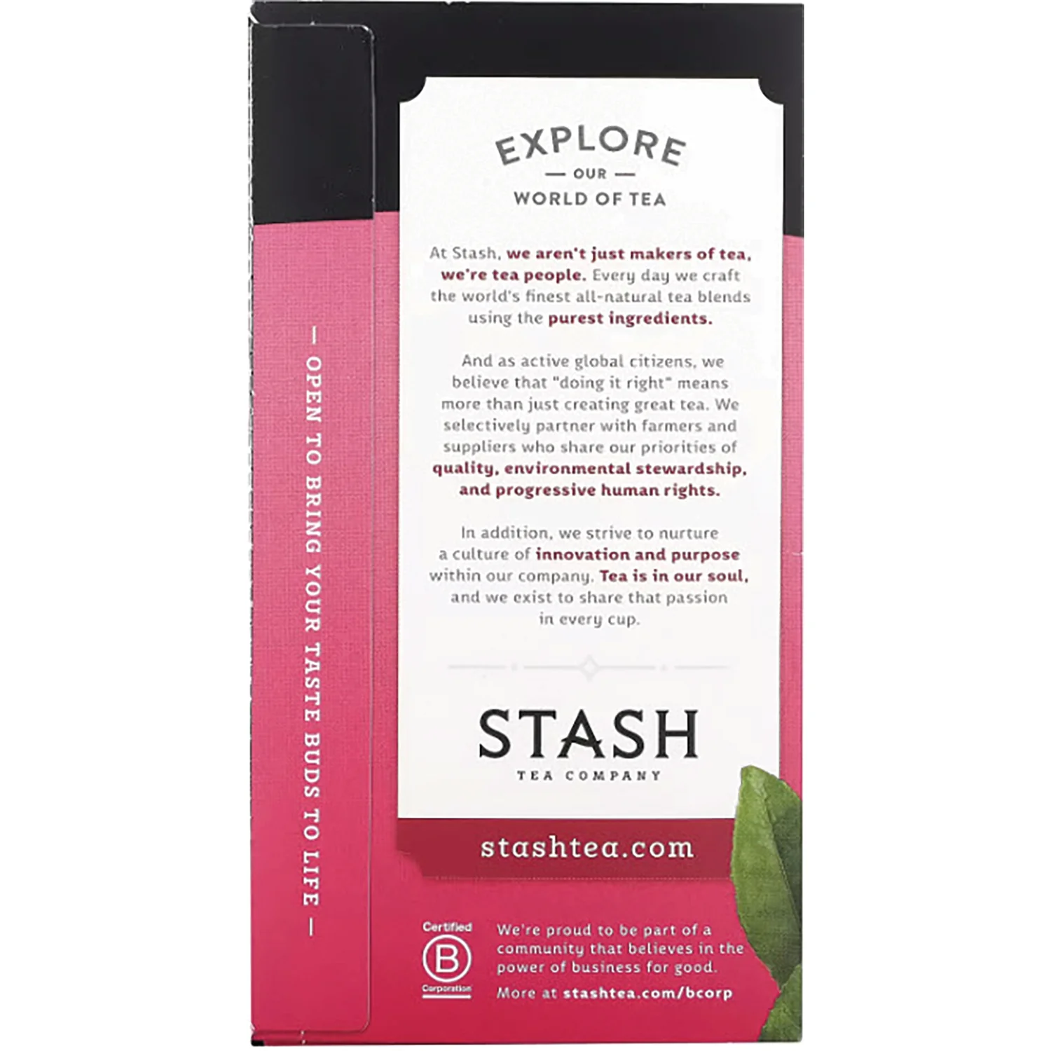 Green Tea & Matcha - Pomegranate Raspberry - Image 3