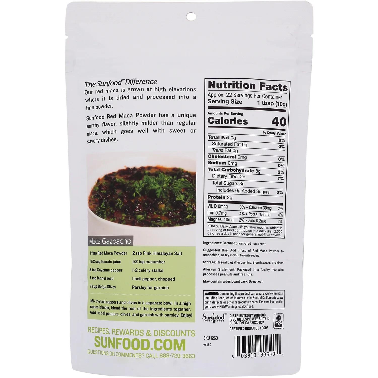 Organic Red Maca Powder - Image 2