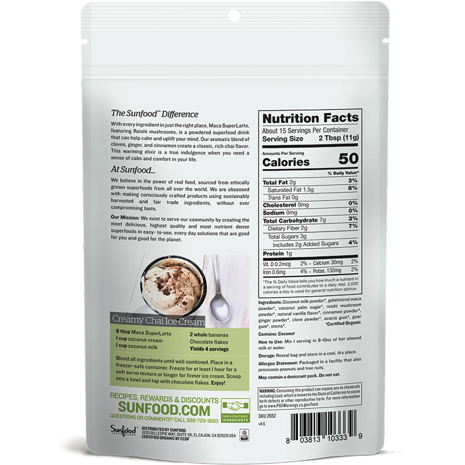 Organic Maca Superlatte - Image 2