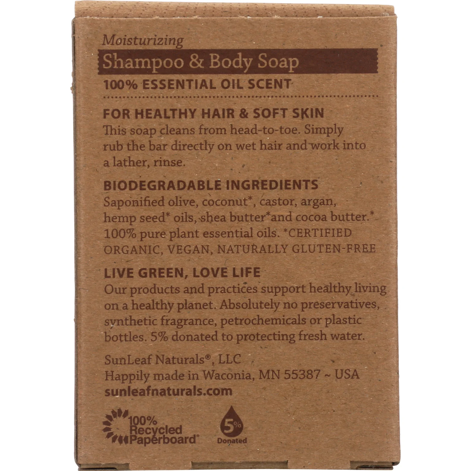 Moisturizing Shampoo and Body Soap - Orange Ginger - Image 2