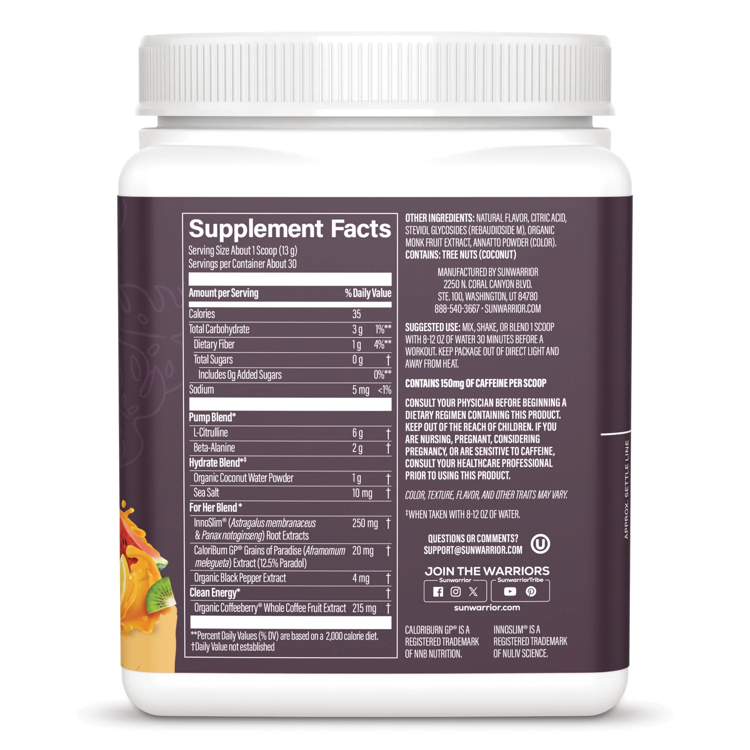 Active Pre-Workout for Her - Citrus Sunrise - Image 2