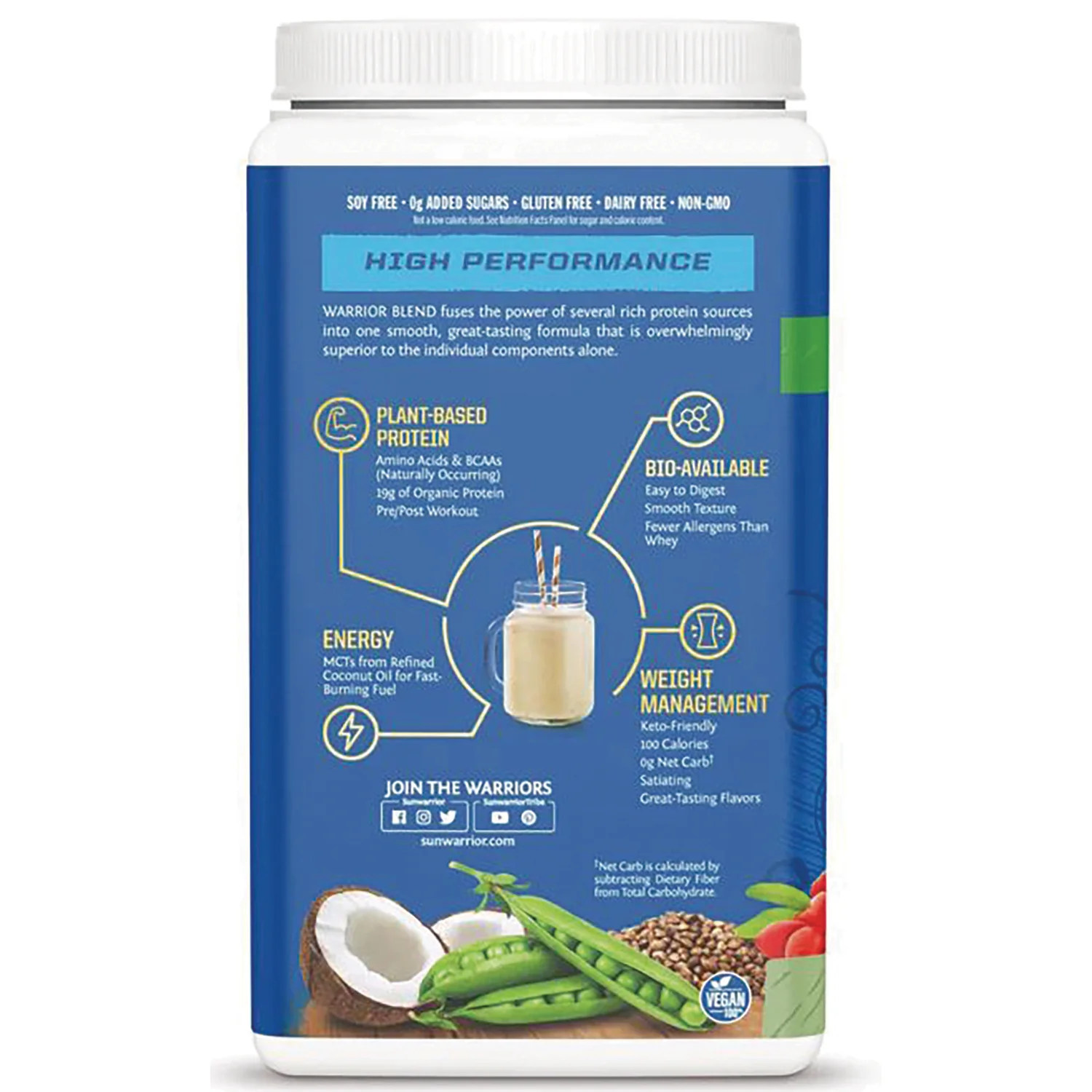 Protein Warrior Blend - Unflavored - Image 3