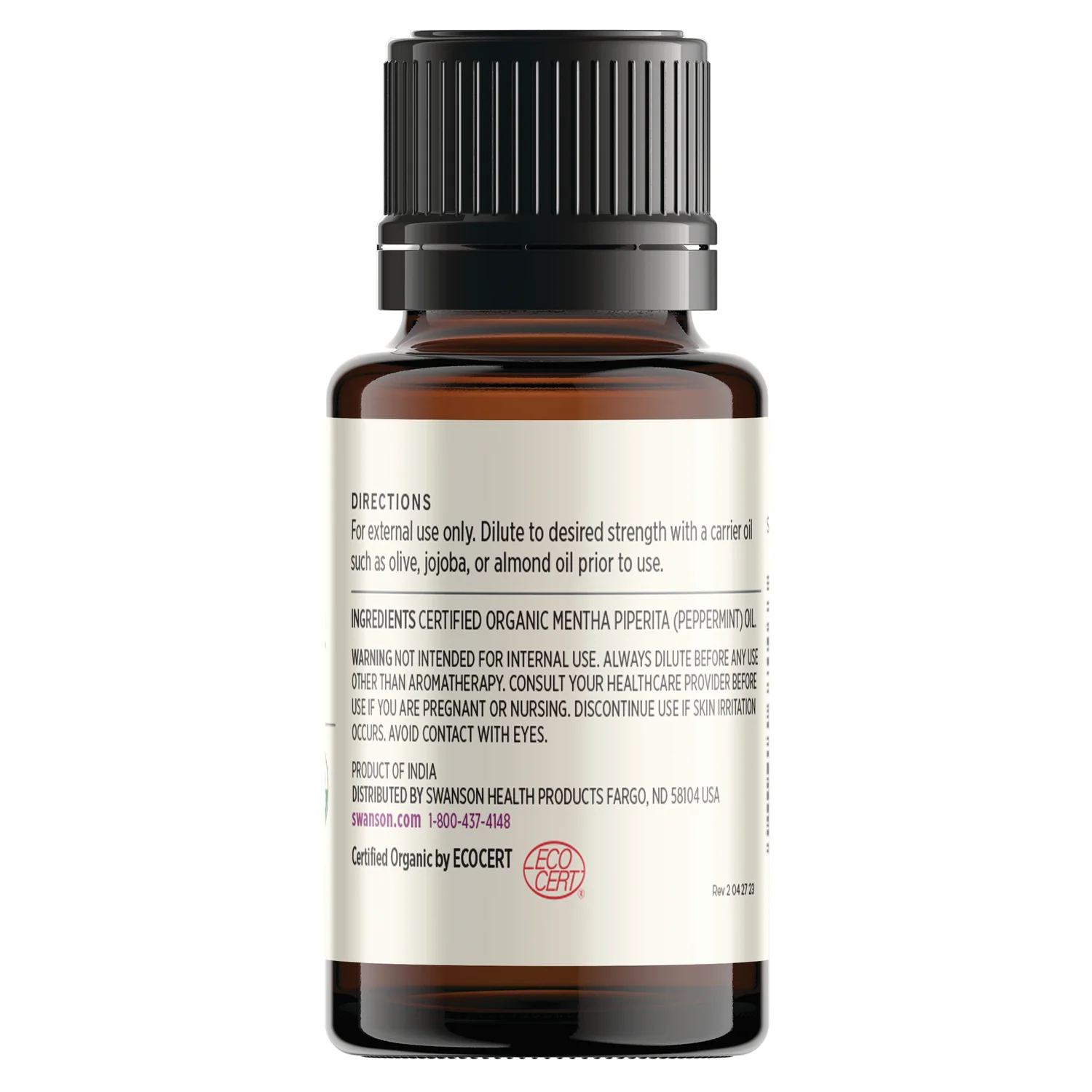 Certified Organic Peppermint Essential Oil - 3 Pack - Image 2