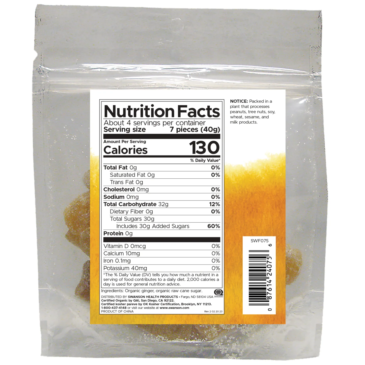 Certified Organic Crystallized Ginger - Image 2