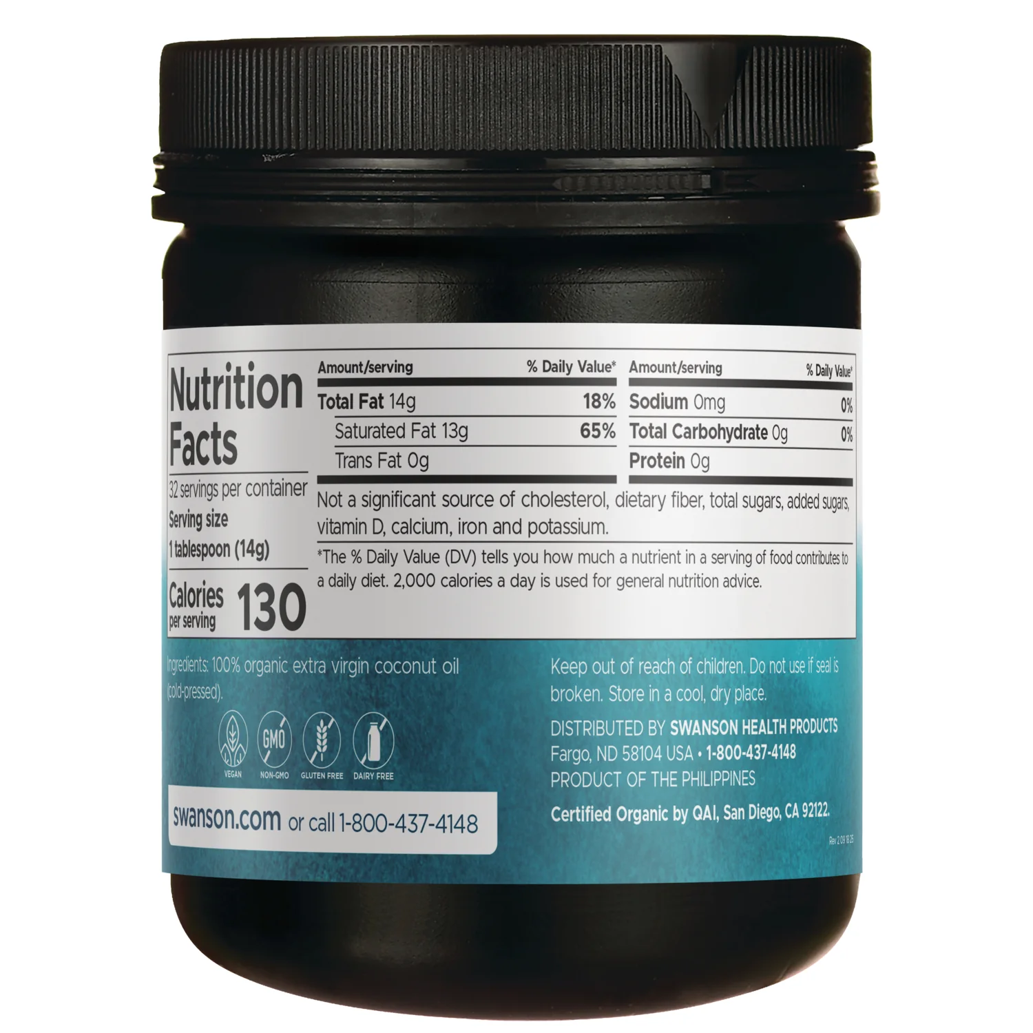 100% Organic Extra Virgin Coconut Oil - Cold Pressed - Image 2