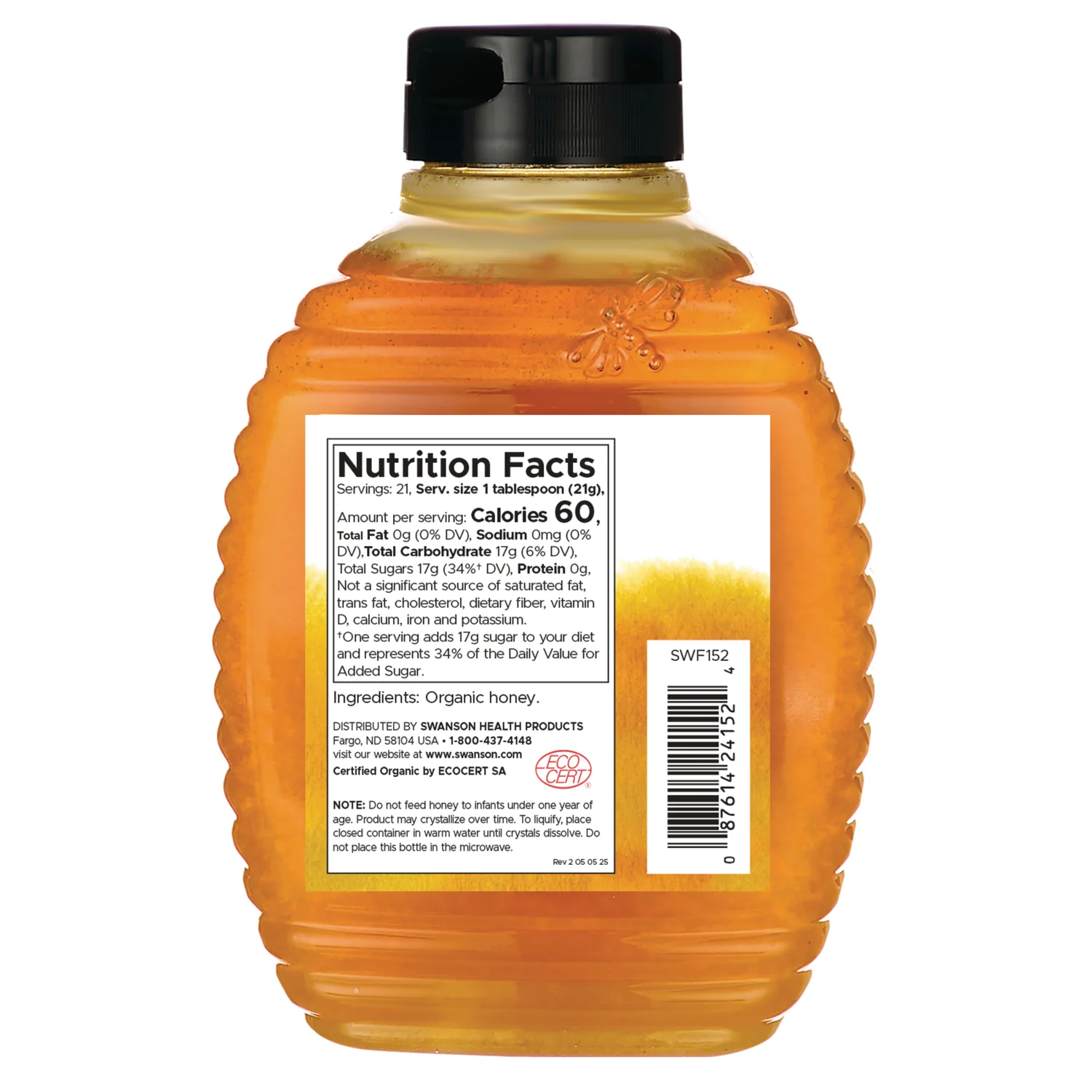 Certified Organic Wildflower Honey - 100% Pure, Raw - Image 2