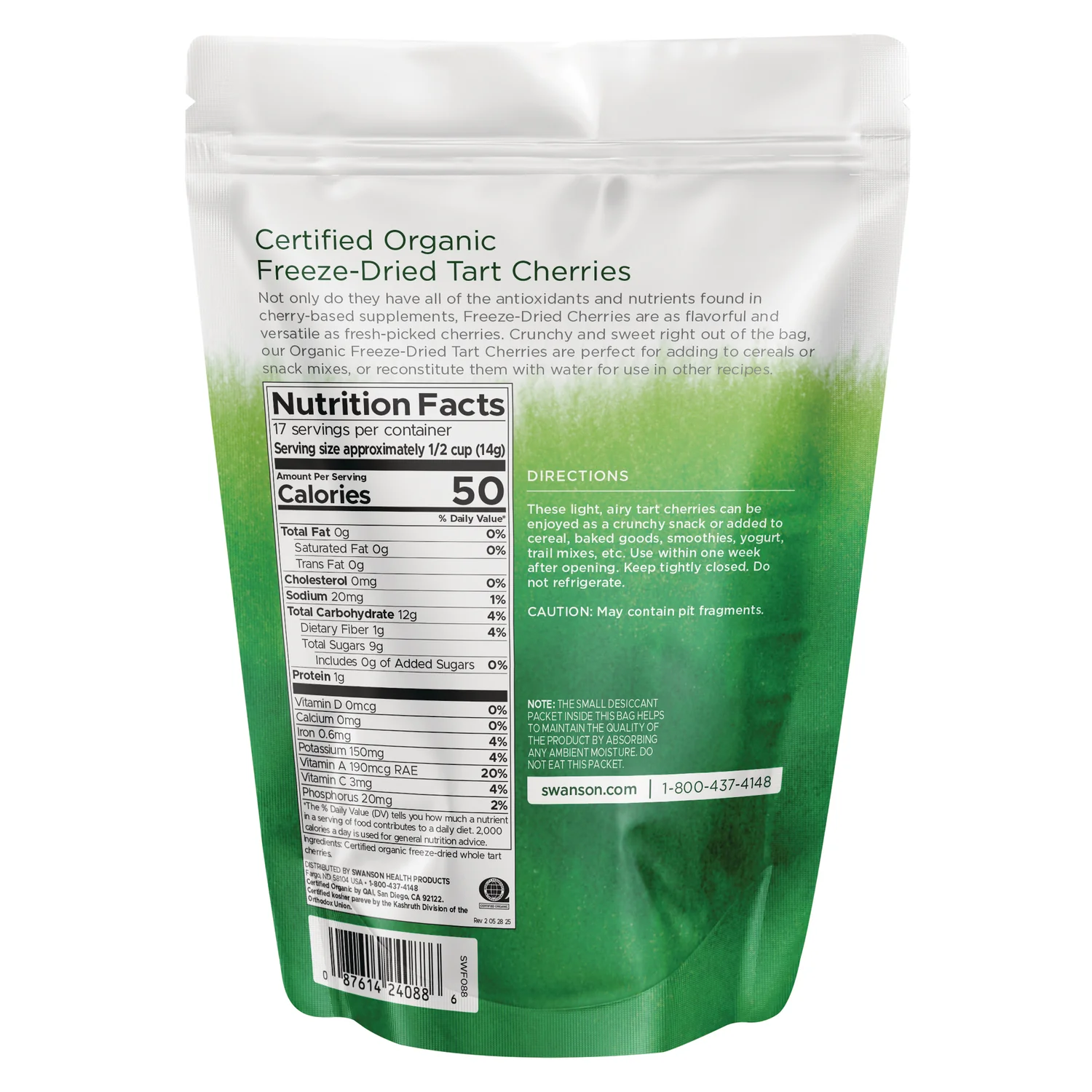 Certified Organic Freeze-Dried Tart Cherries - Image 2