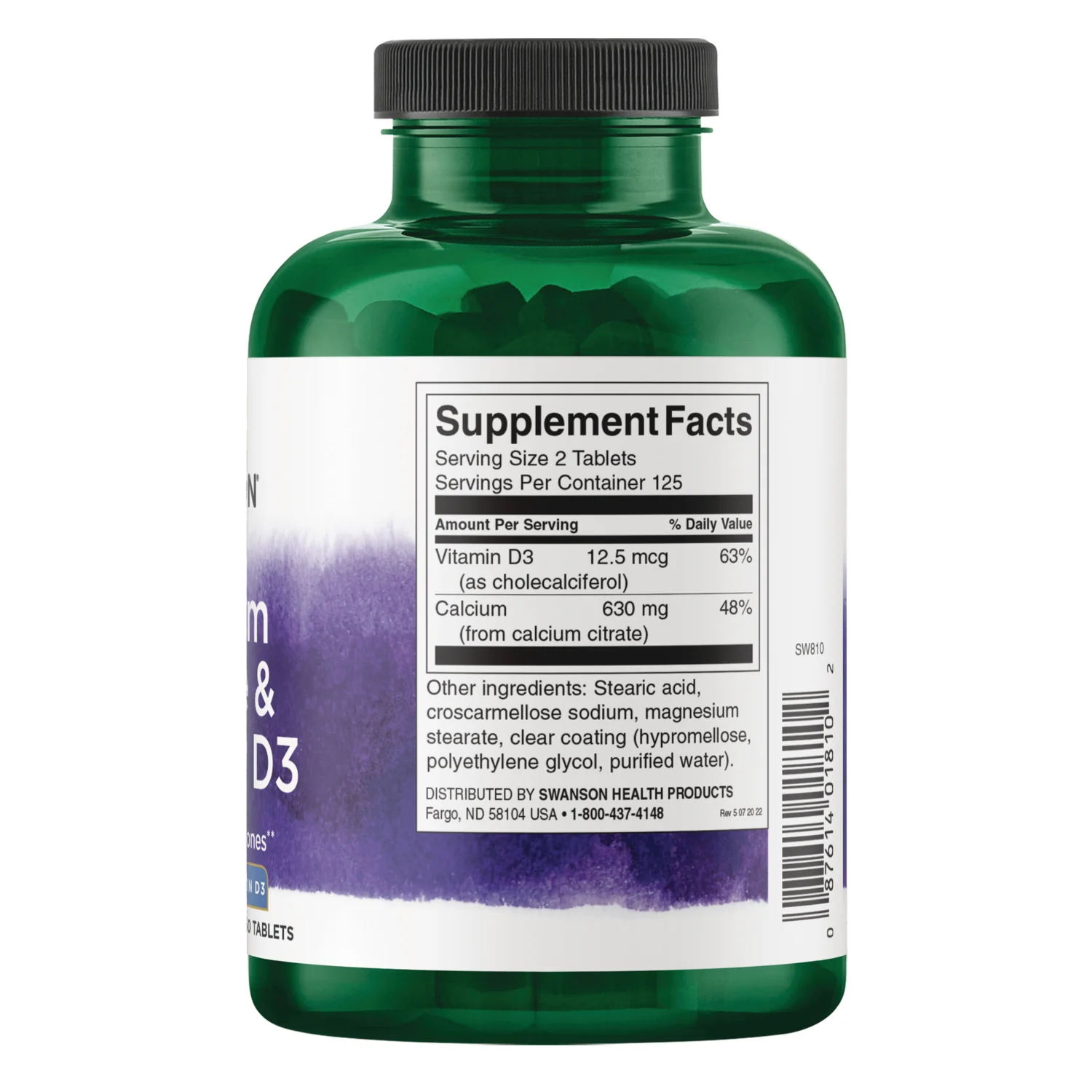 Calcium Citrate & Vitamin D3 - Image 2