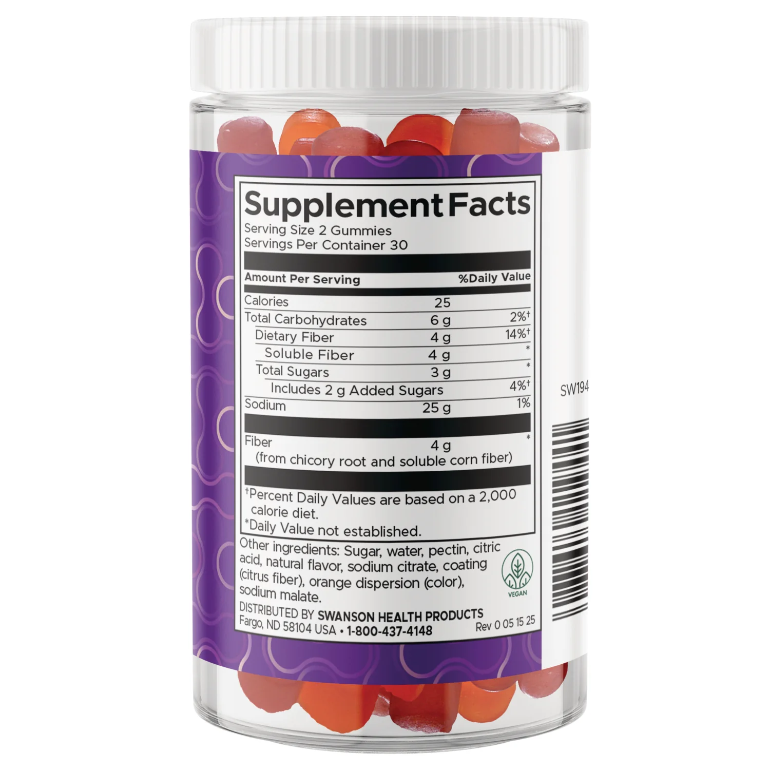 Fiber Gummies - Orange - Image 2
