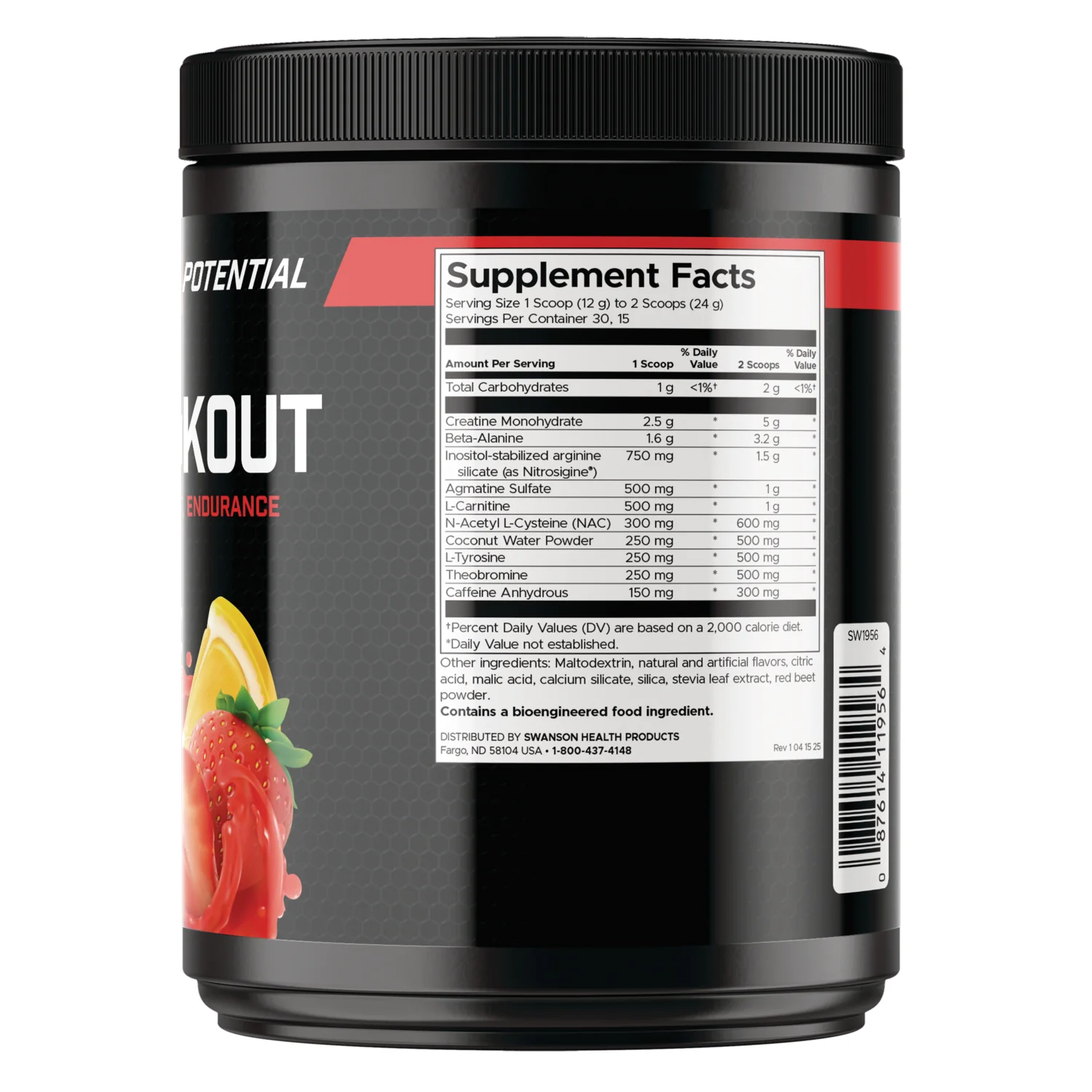 Full Potential Pre-Workout - Strawberry-Lemonade - Image 2