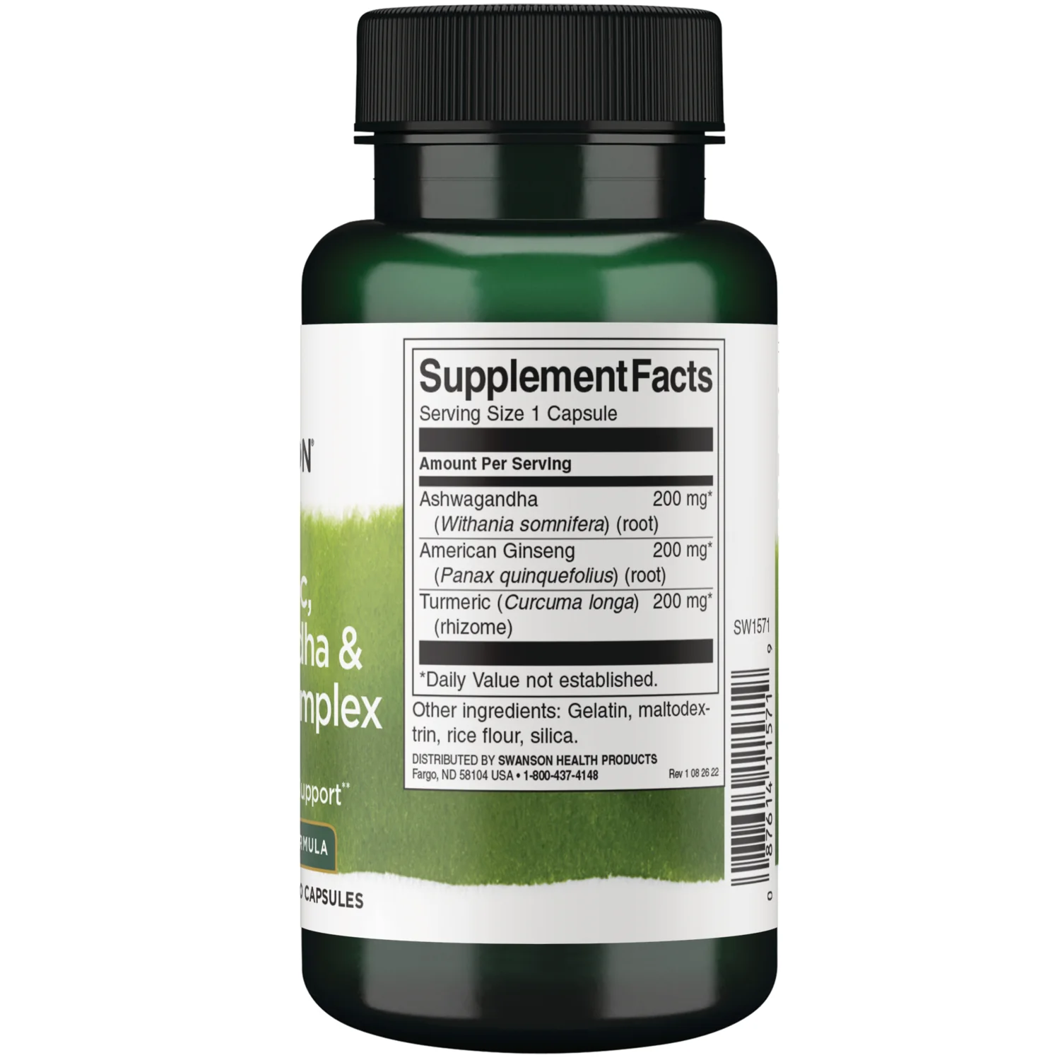Turmeric, Ashwagandha & Ginseng Complex - Image 2